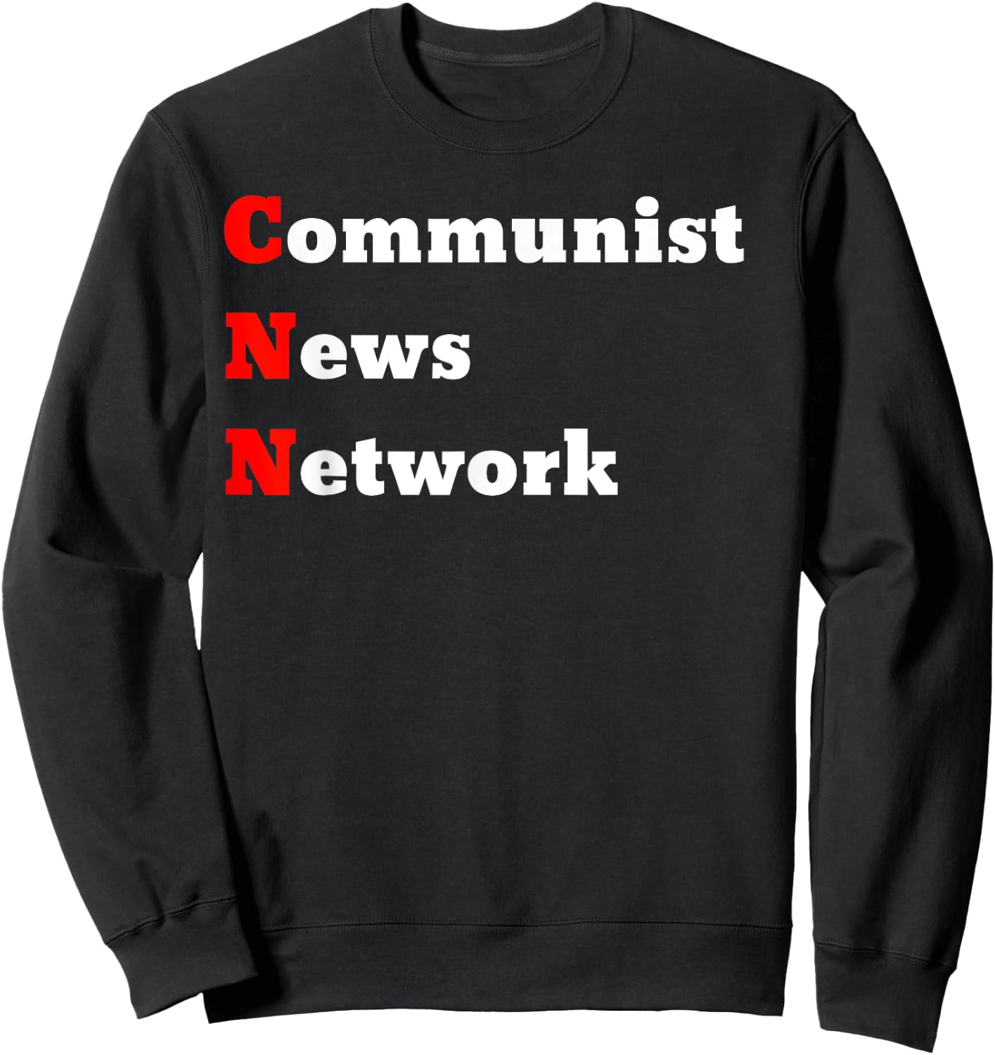 Communist News Network Sweatshirt - Sweatshirt | Black