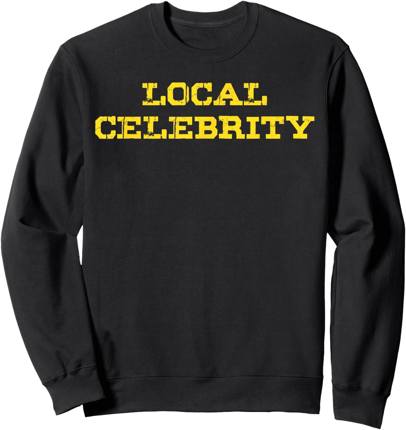 Twisted Design Men's Black Modern Letter Print Sweatshirt - Sweatshirt | Black