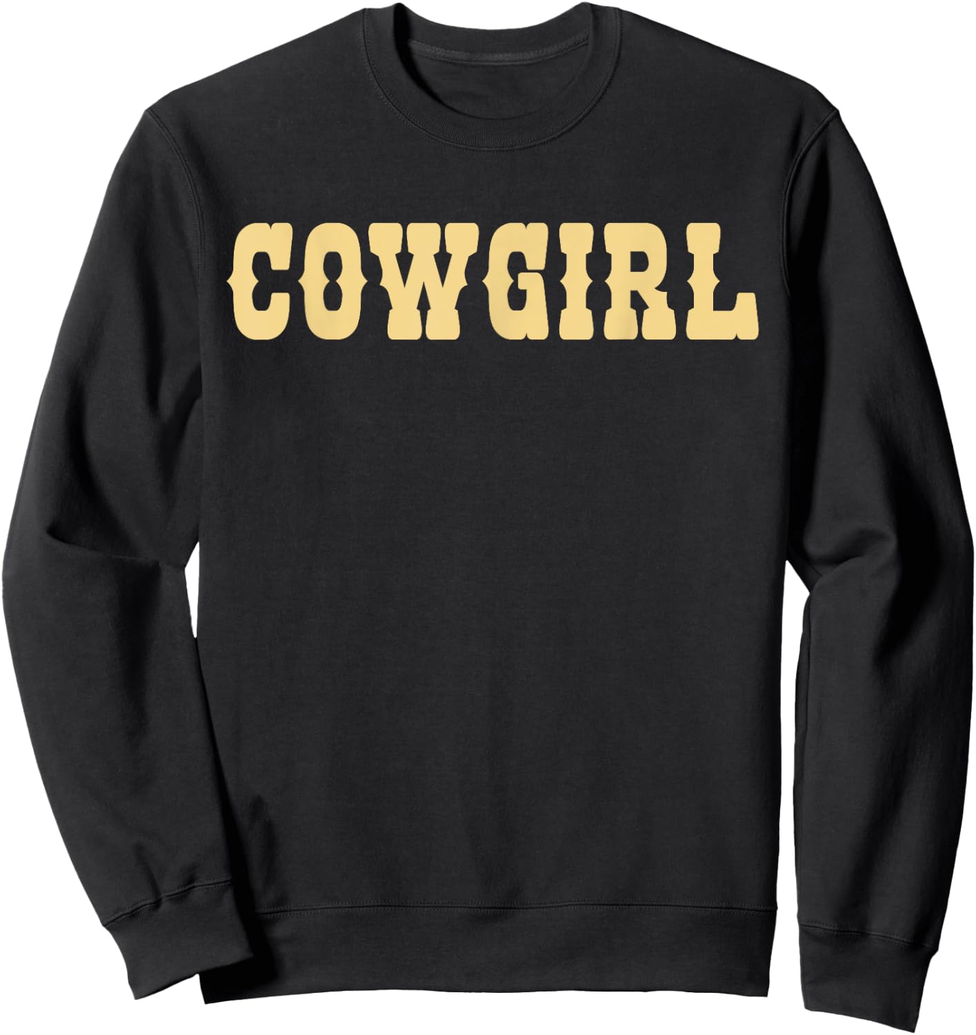 Cowgirl Brown Cowgirl Sweatshirt - Sweatshirt | Black