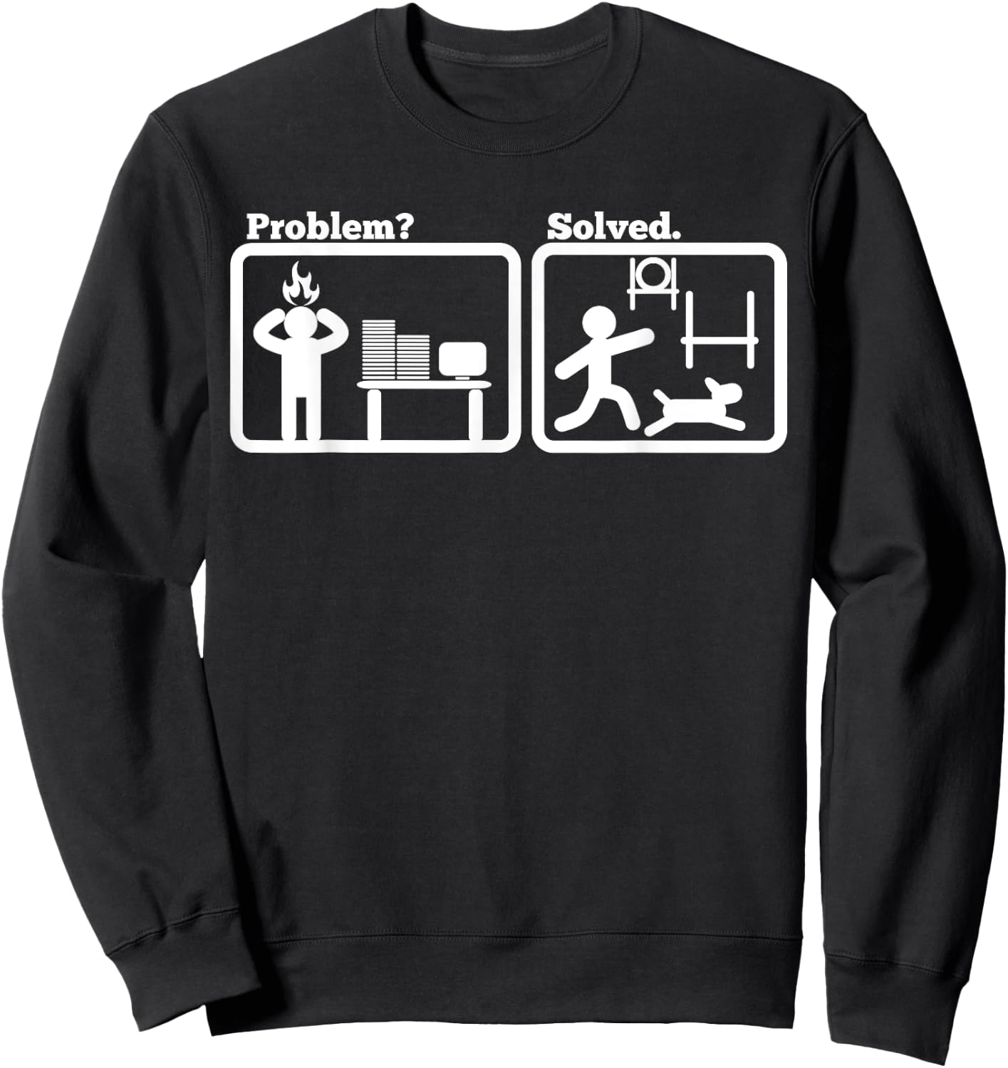 Funny Agility Dog Training Sweatshirt - Sweatshirt | Black