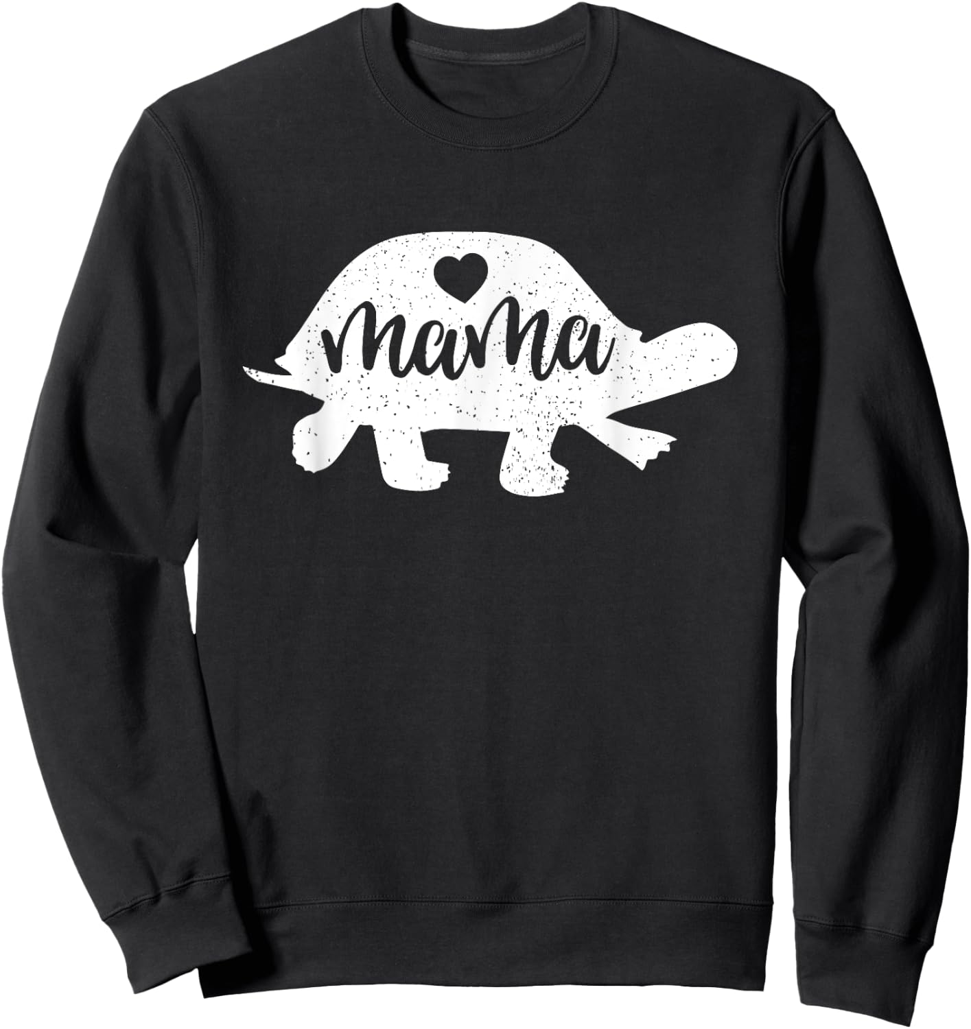 Turtle Mothers Day Shirt Mama Pet Mom Lover Gift Women Sweatshirt - Sweatshirt | Black