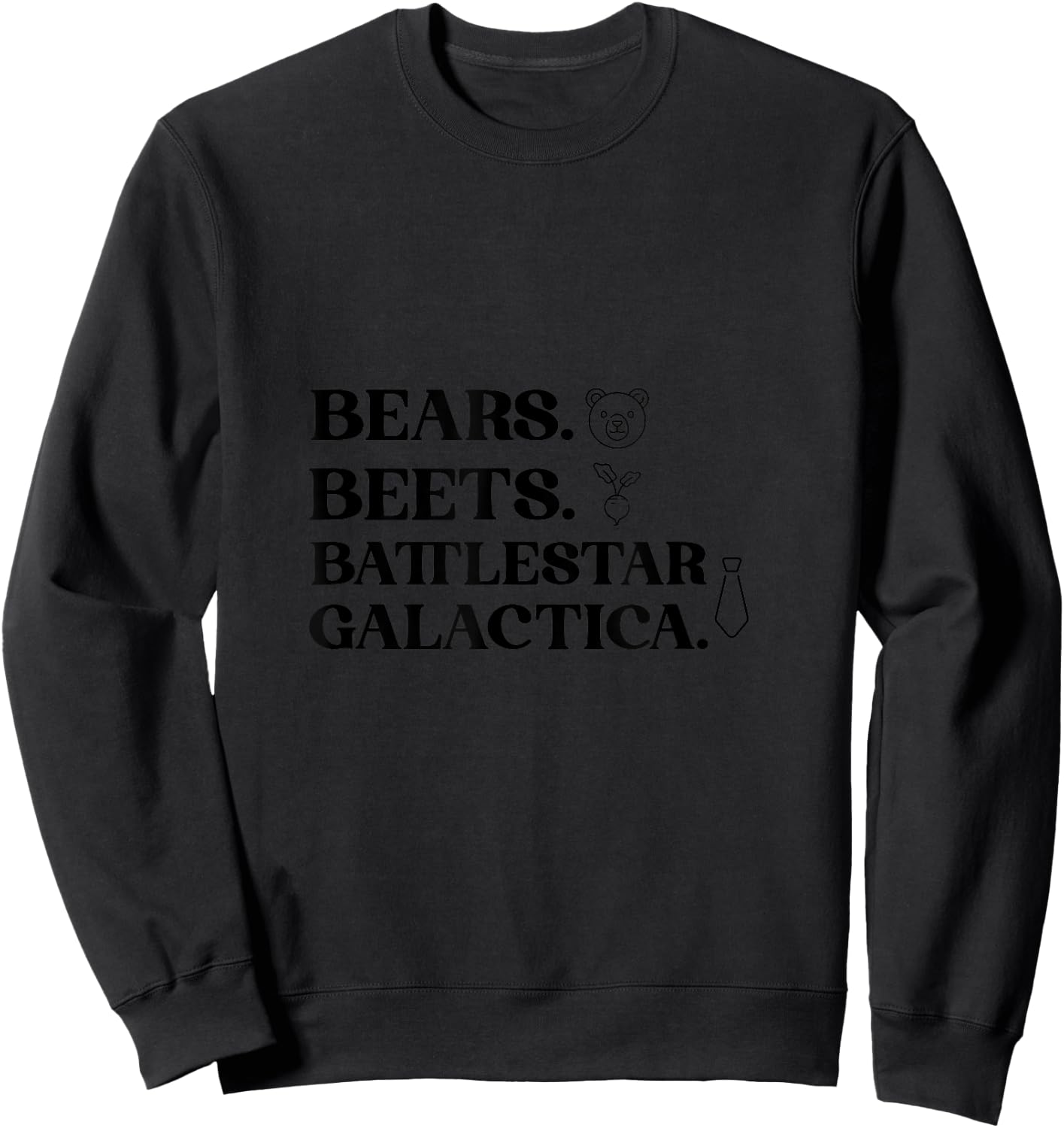 Bears Beets Battlestar 2 Sweatshirt - Sweatshirt | Black
