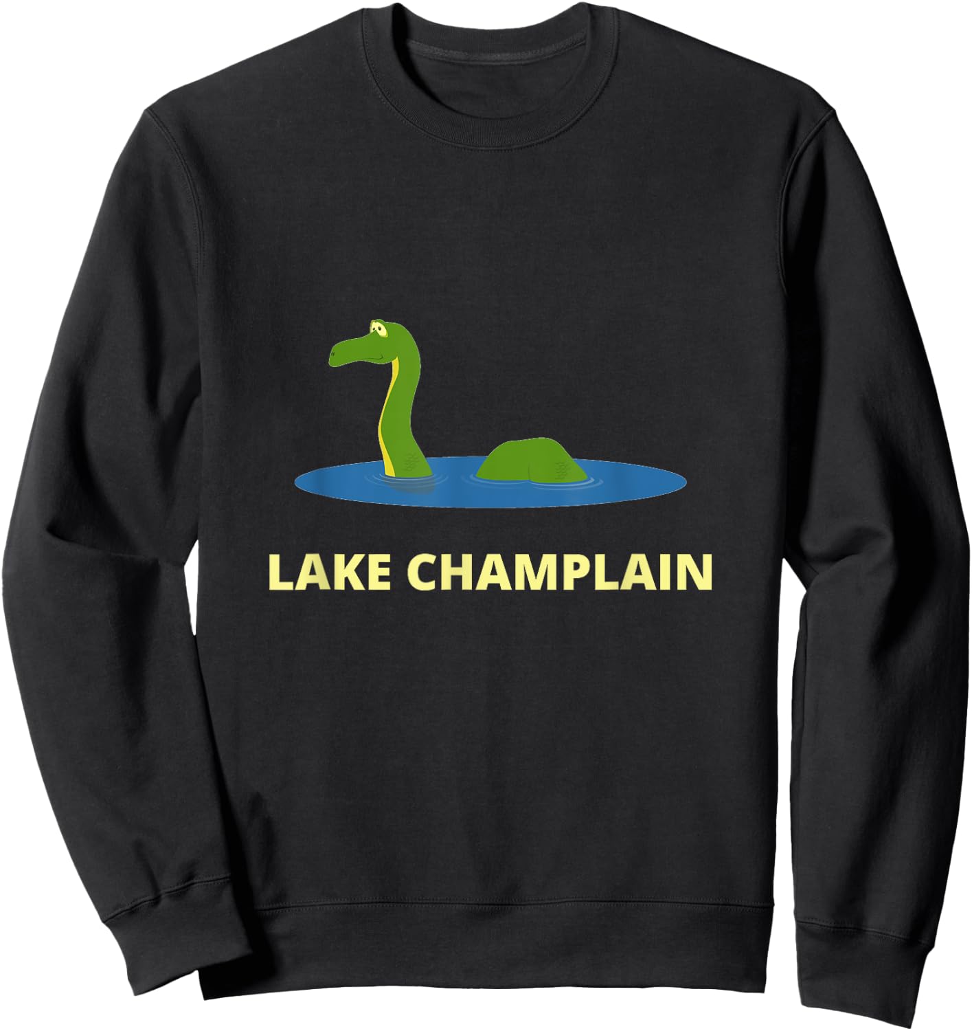 Lake Champlain Champ Lake Monster NY VT for Kids Boys Girls Sweatshirt - Sweatshirt | Black