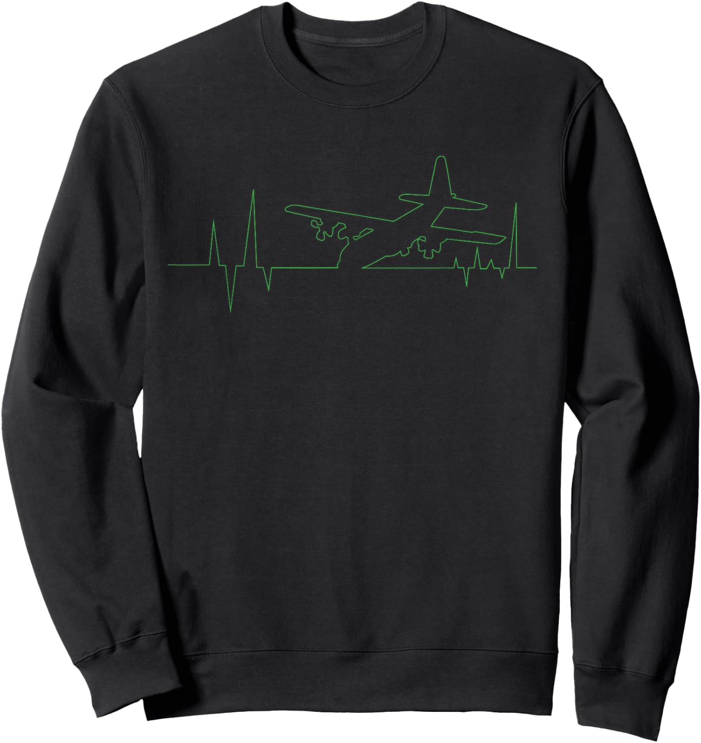 C-130 Hercules | Cool Military Veteran Gift Sweatshirt - Sweatshirt | Black