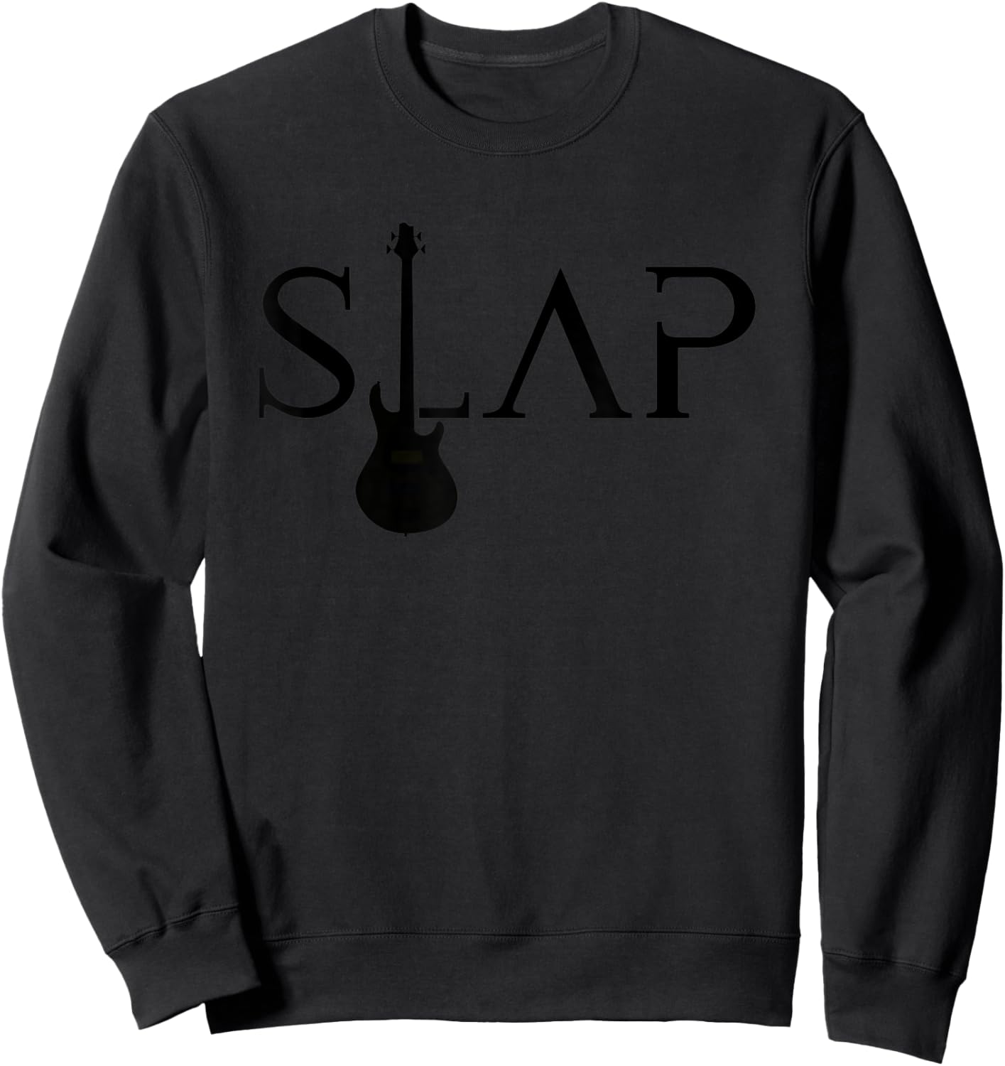 Slap Bass Guitar - Women Sweatshirt - Sweatshirt | Black