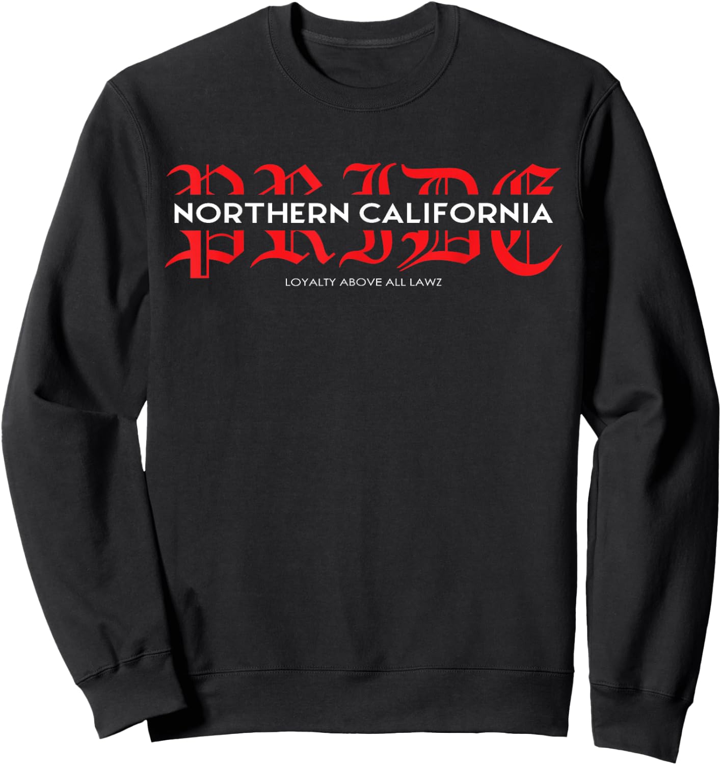 Nor Cal Northern California Pride Sweatshirt - Sweatshirt | Black