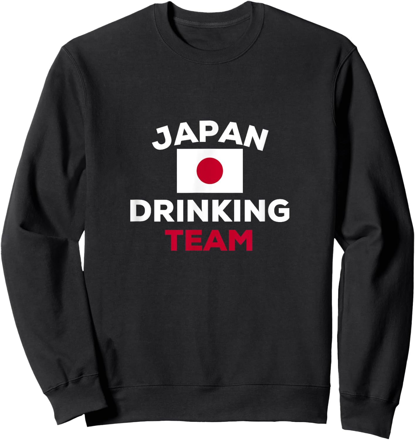 Funny Japan Japanese Drinking Team Beer College Party Group Sweatshirt - Sweatshirt | Black