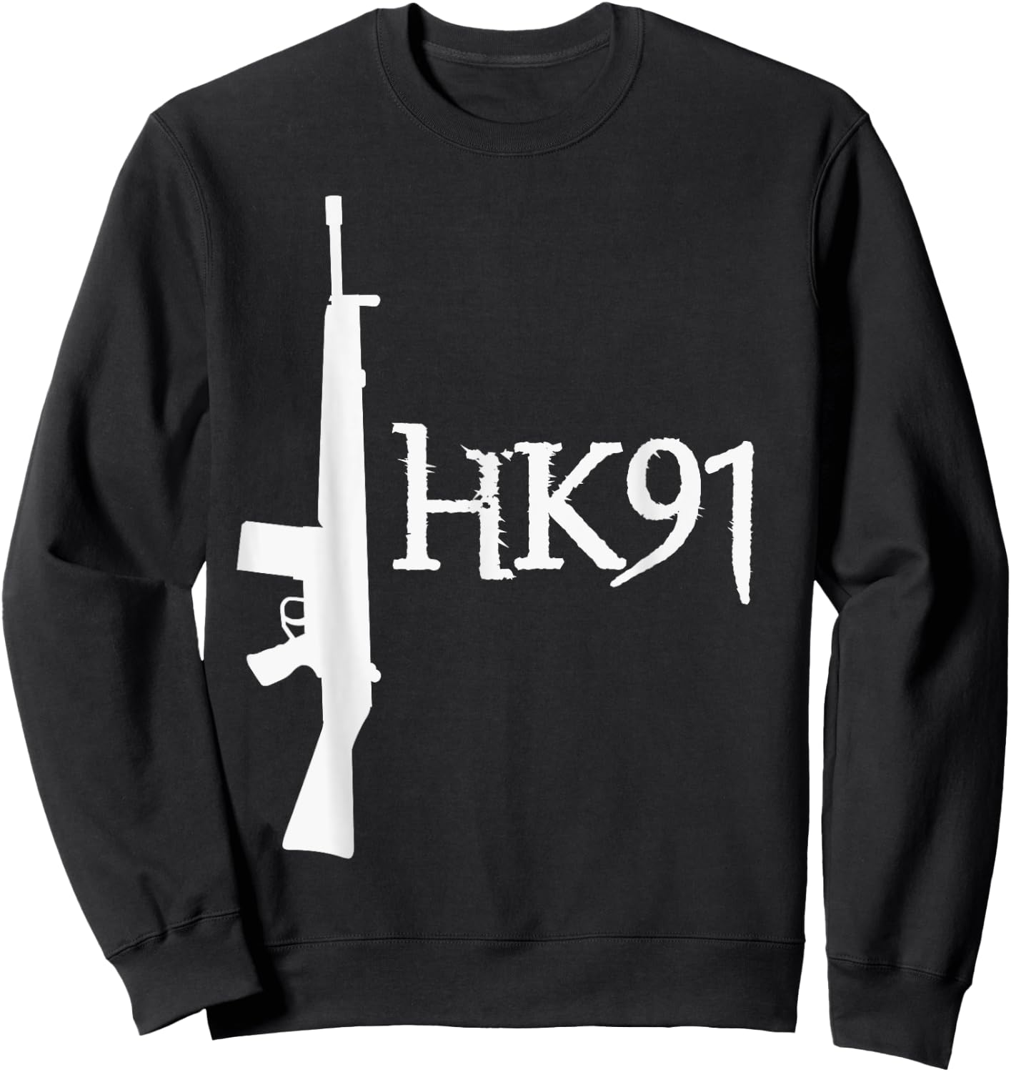HK91 German Automatic Rifle Sweatshirt - Sweatshirt | Black