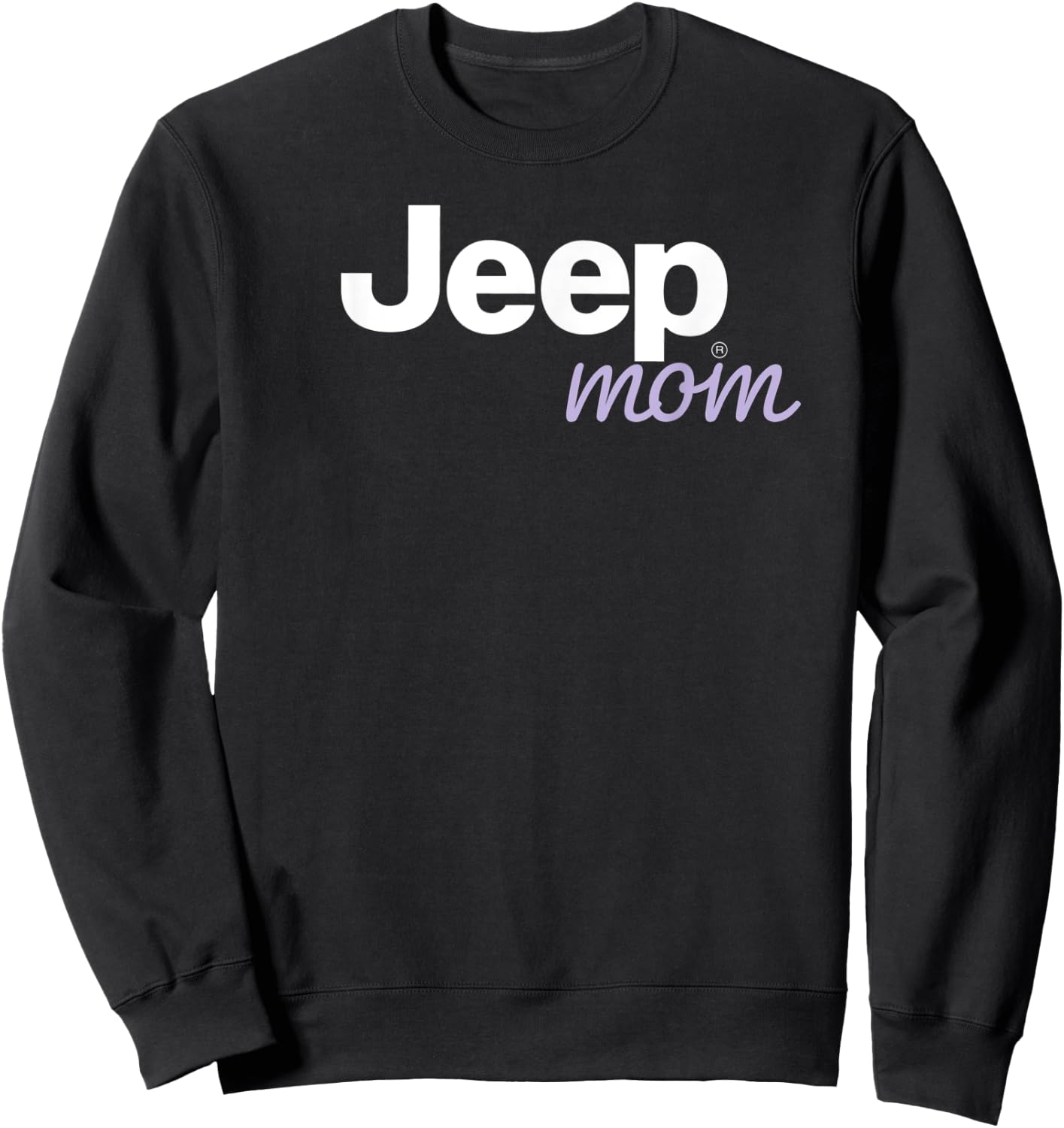 Jeep Mom Purple Sweatshirt - Sweatshirt | Black