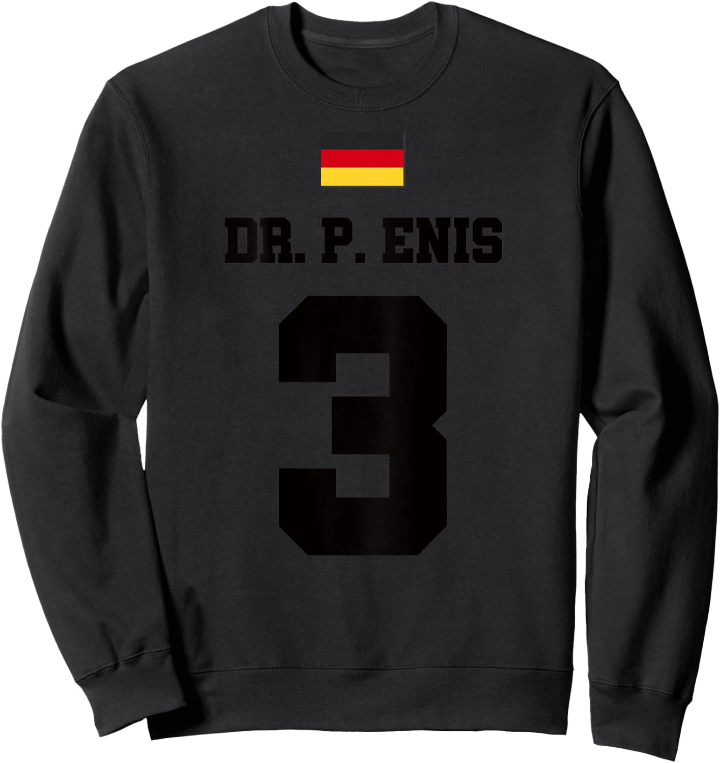 German Dr Penis Party Outfit Sweatshirt - Sweatshirt | Black