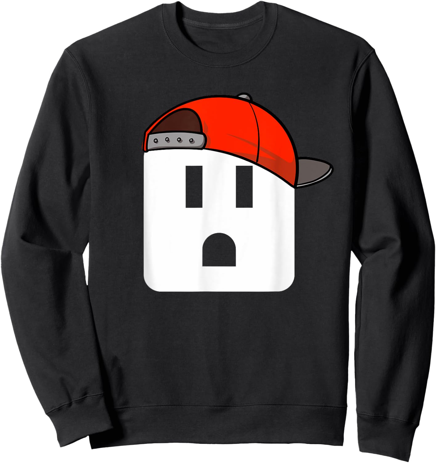 Funny Electrician Electrical Plug Face Electricians Sweatshirt - Sweatshirt | Black