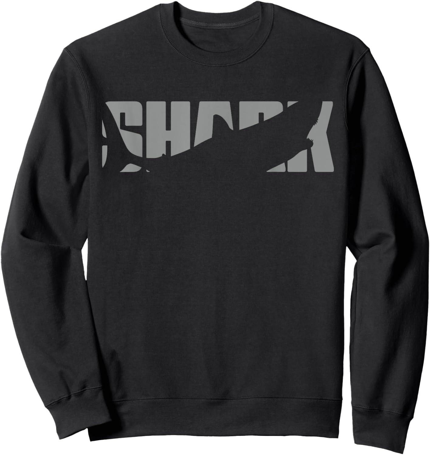 Shark Lover Clothing - Great White Shark Sweatshirt - Sweatshirt | Black
