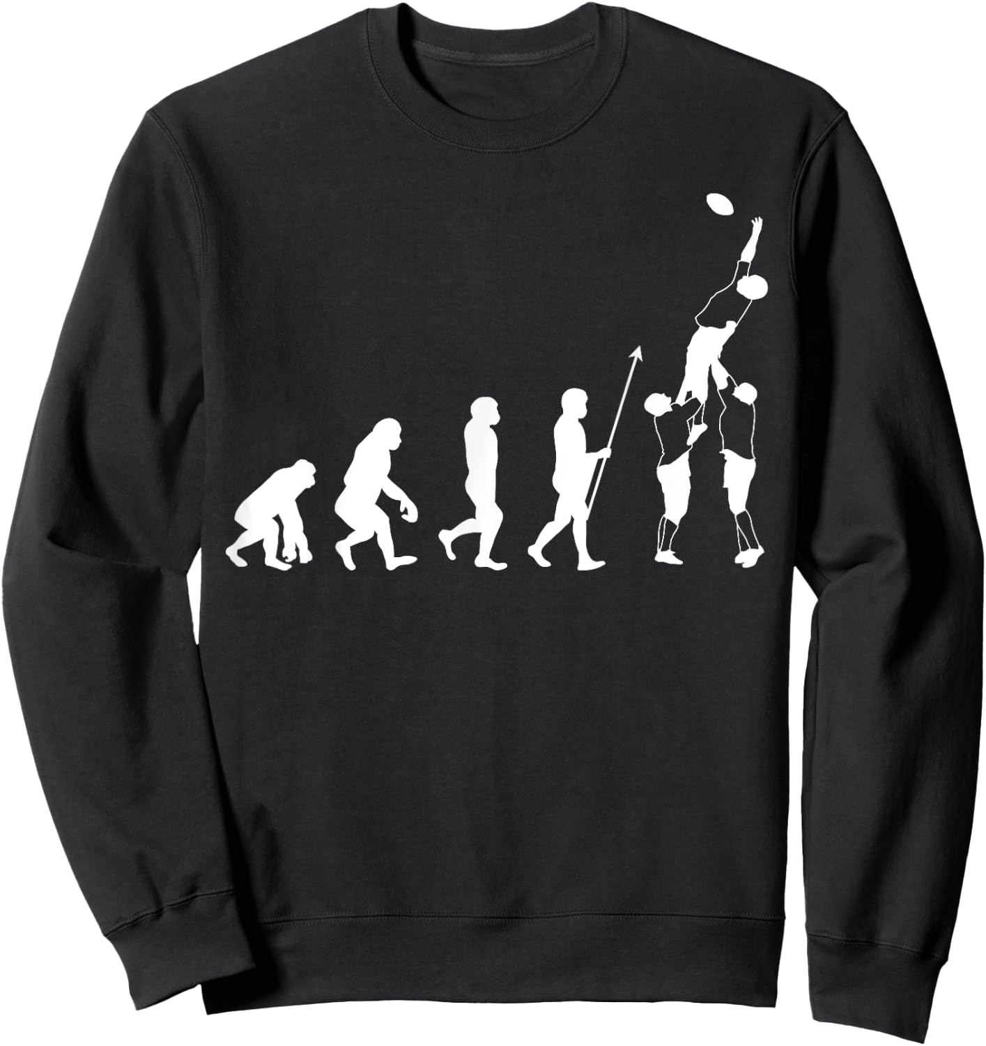 Evolution Rugby Player – XV France Rugby Gift Sweatshirt - Sweatshirt | Black