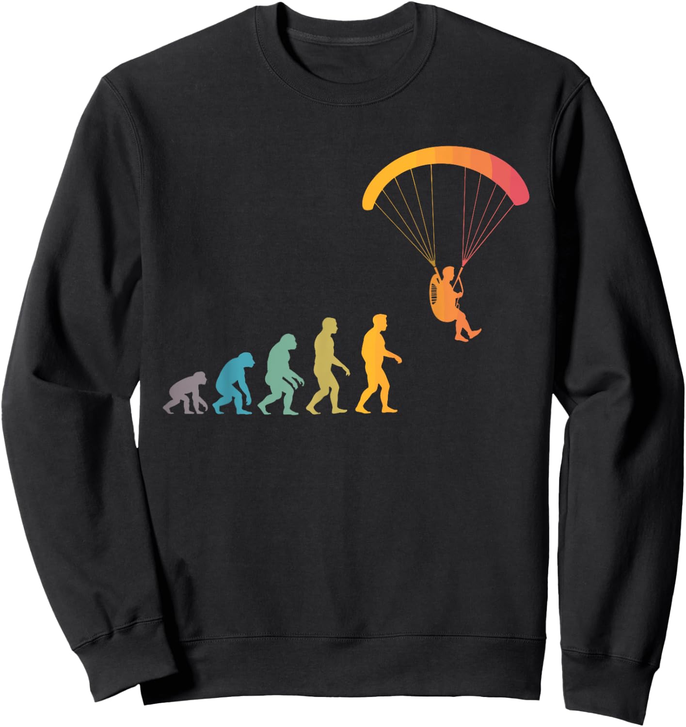 Paragliding PPG Paramotiring Evolution Paramotor Sweatshirt - Sweatshirt | Black