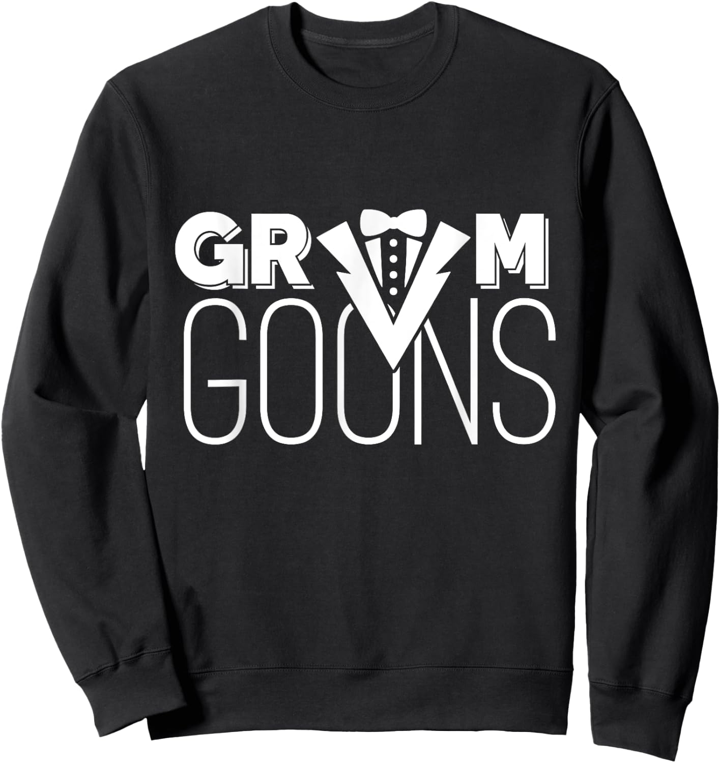 Grooms Goons Groomsman Sweatshirt - Sweatshirt | Black