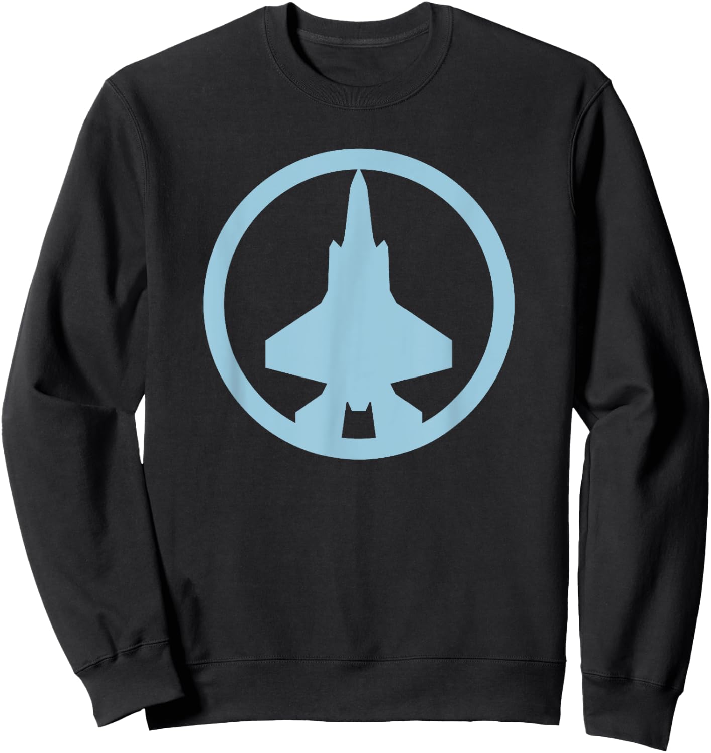 F-35 Lightning II (Blue) Air Force Military Jet Sweatshirt - Sweatshirt | Black