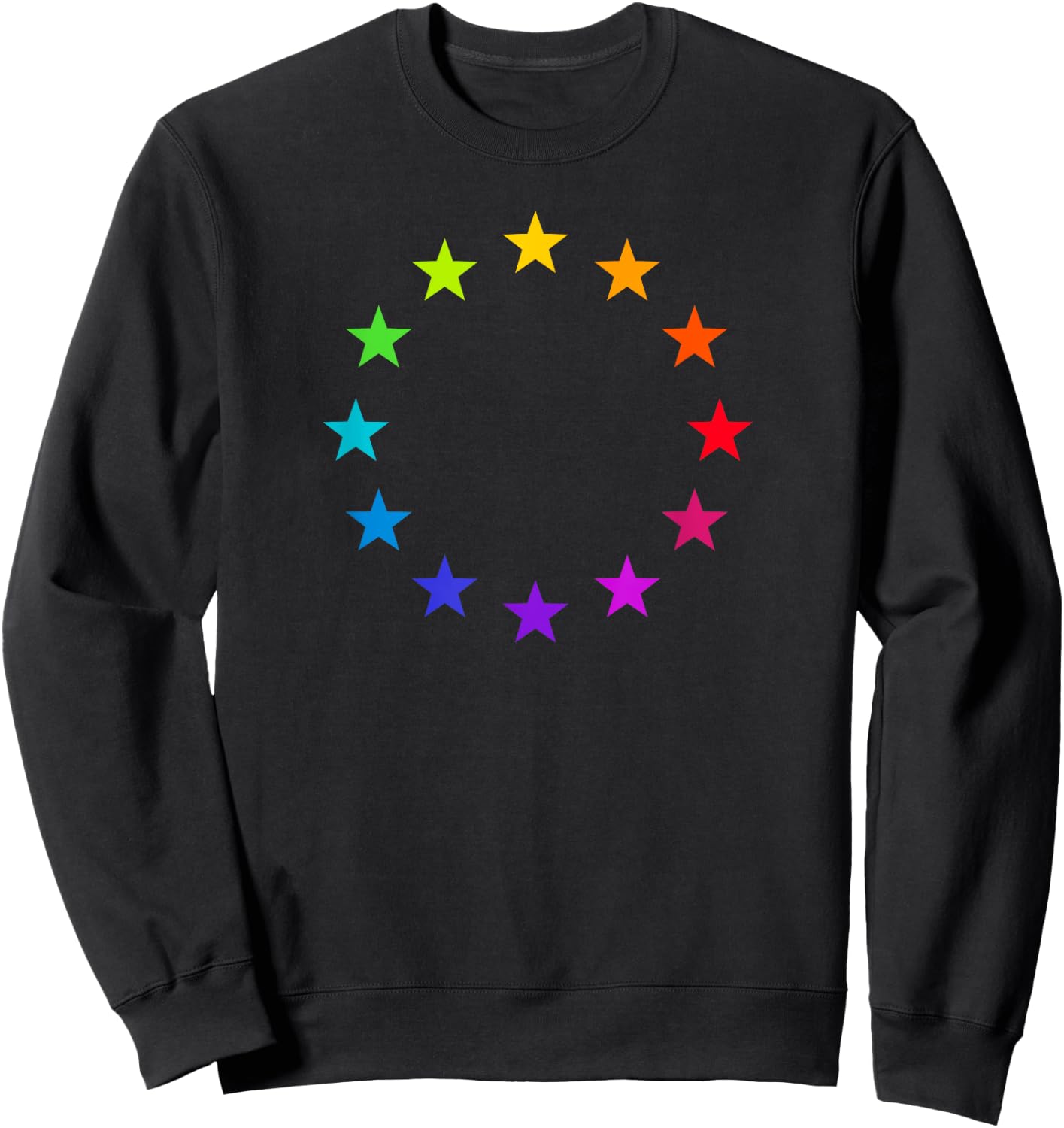 Europe symbol logo sign stars EU European Union flag banner Sweatshirt - Sweatshirt | Black