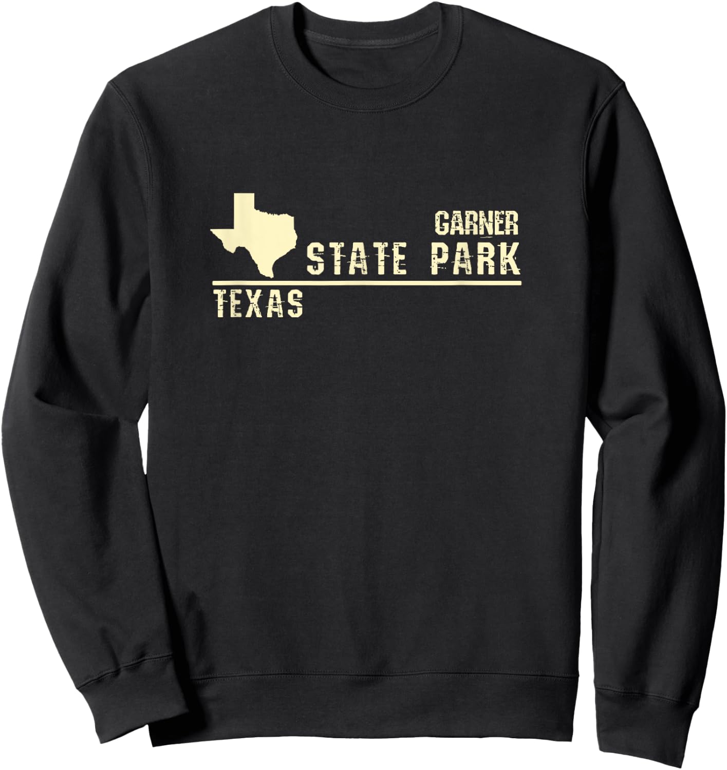TX Souvenir - Texas Garner State Park Sweatshirt - Sweatshirt | Black