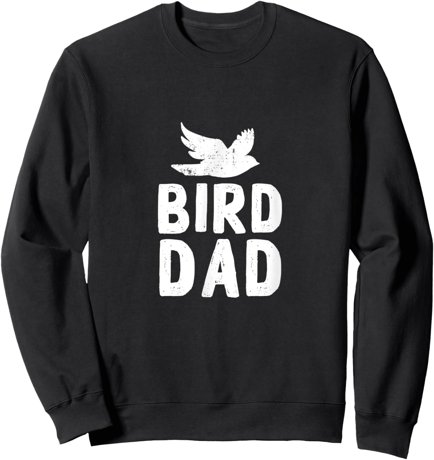 Bird Dad Design for Companion Bird Pet Owners Sweatshirt - Sweatshirt | Black
