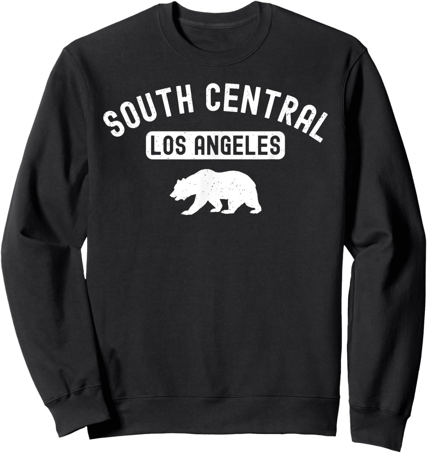 South Central Los Angeles Street LA Slauson Crenshaw 323 LA Sweatshirt - Sweatshirt | Black