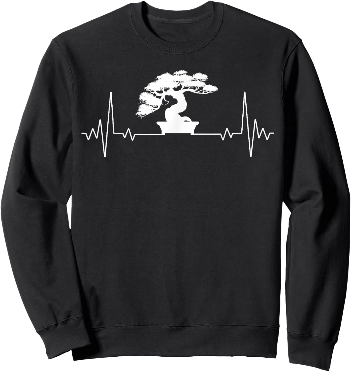 Cool Bonsai Tree Women Buddhist Gardening Wiring Sweatshirt - Sweatshirt | Black