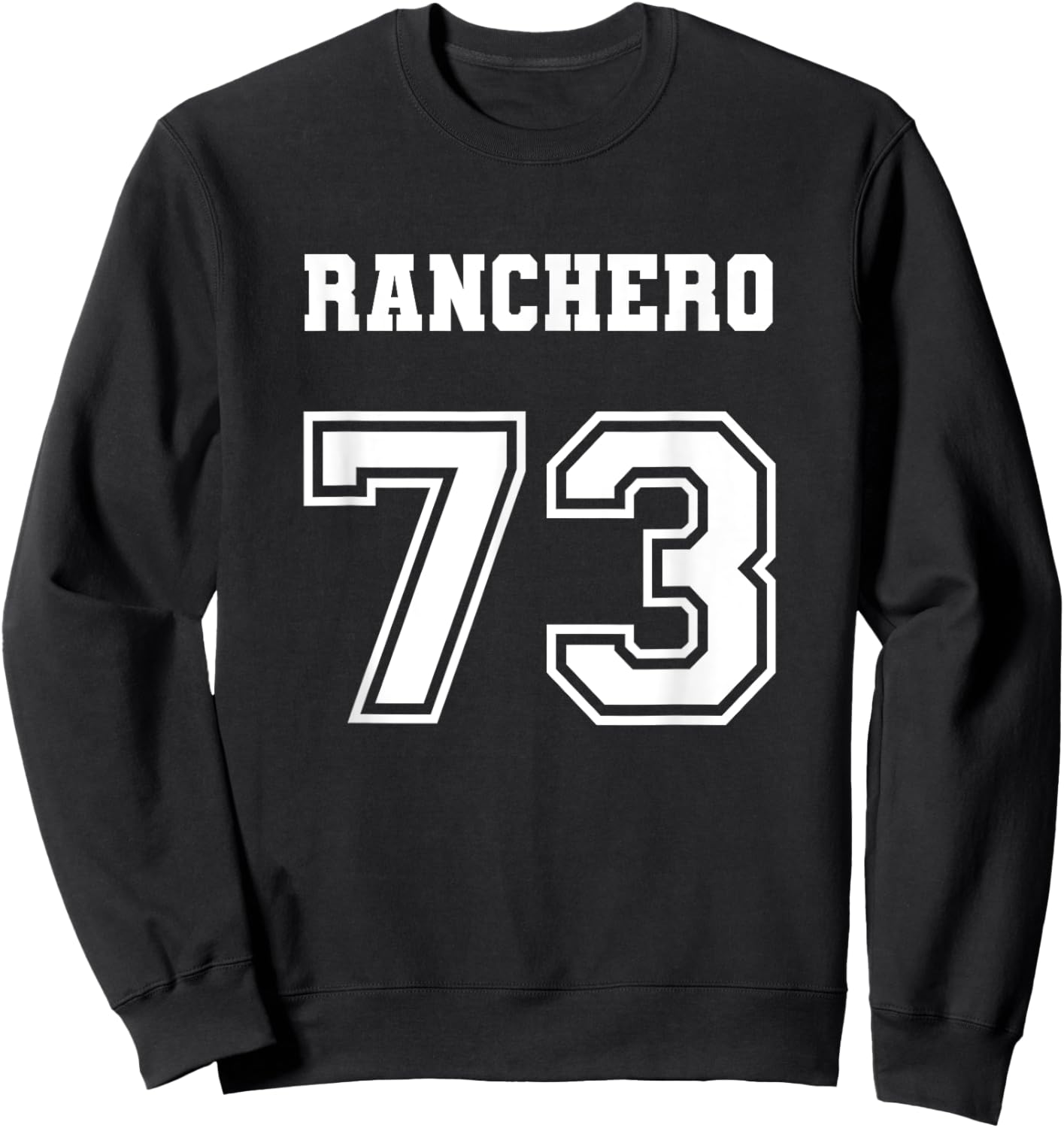 Jersey Style Ranchero 73 1973 Love Old School Pickup Car Sweatshirt - Sweatshirt | Black