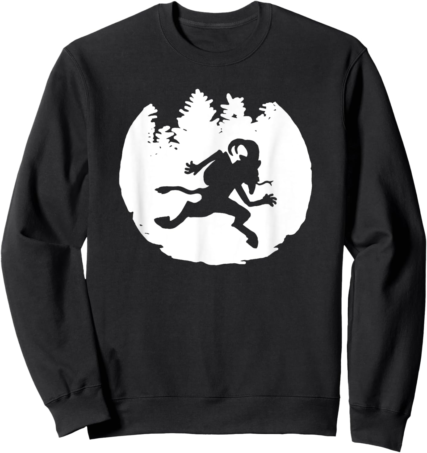 Krampus Spooky Christmas Folklore Sweatshirt - Sweatshirt | Black