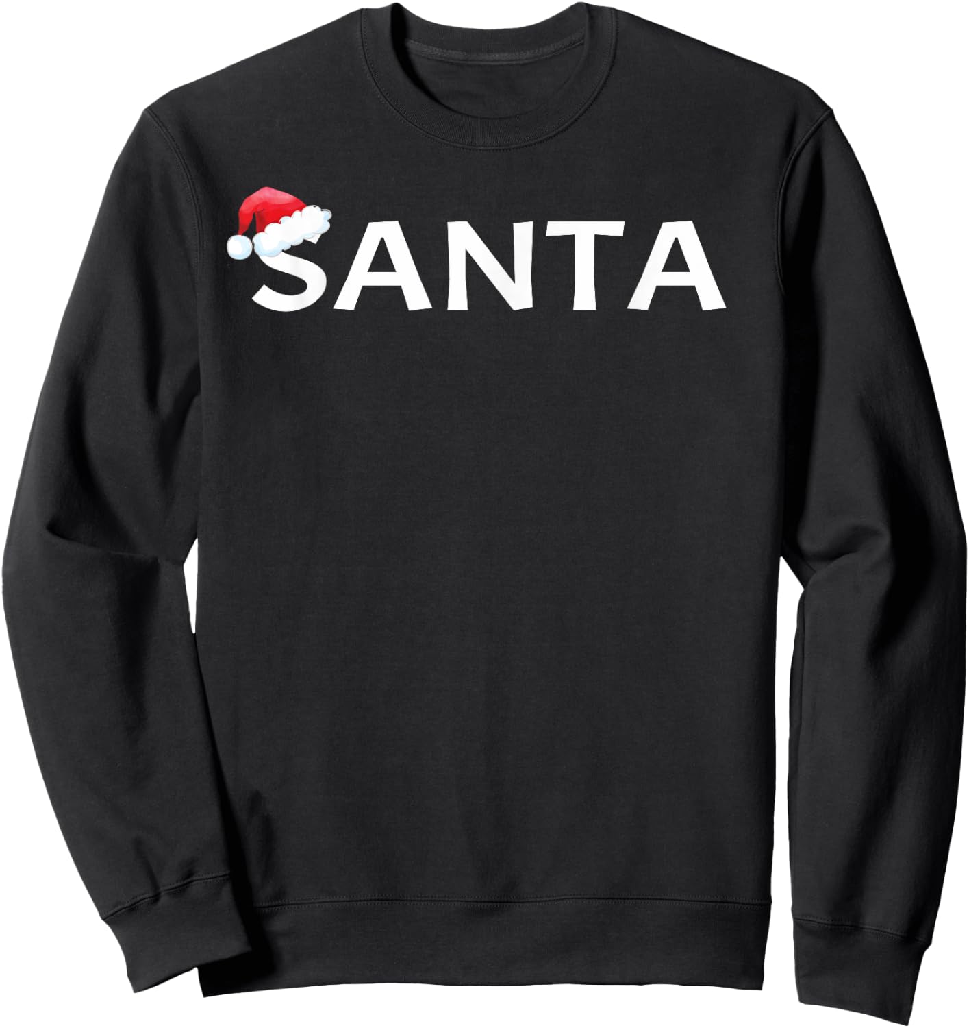 I Put Out For Santa Matching Couples Christmas Fun Idea Sweatshirt - Sweatshirt | Black