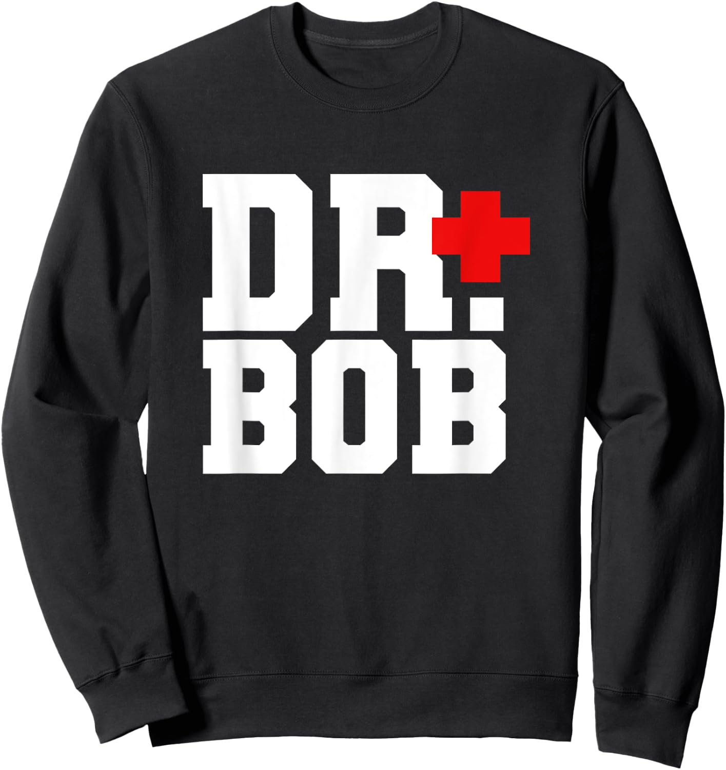 Dr Bob Doctor Costume Fancy Dress Funny Jungle Sweatshirt - Sweatshirt | Black