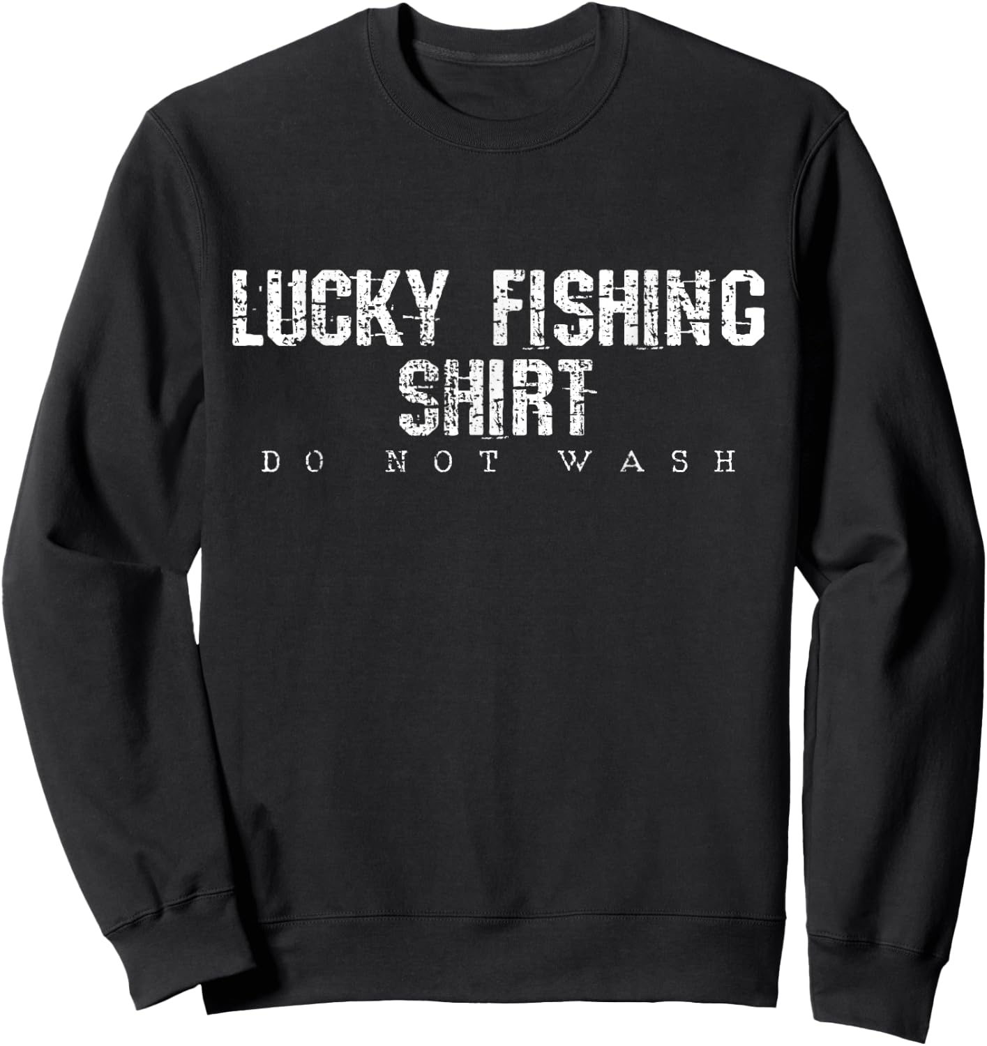 Lucky Fishing Gift Sweatshirt - Sweatshirt | Black