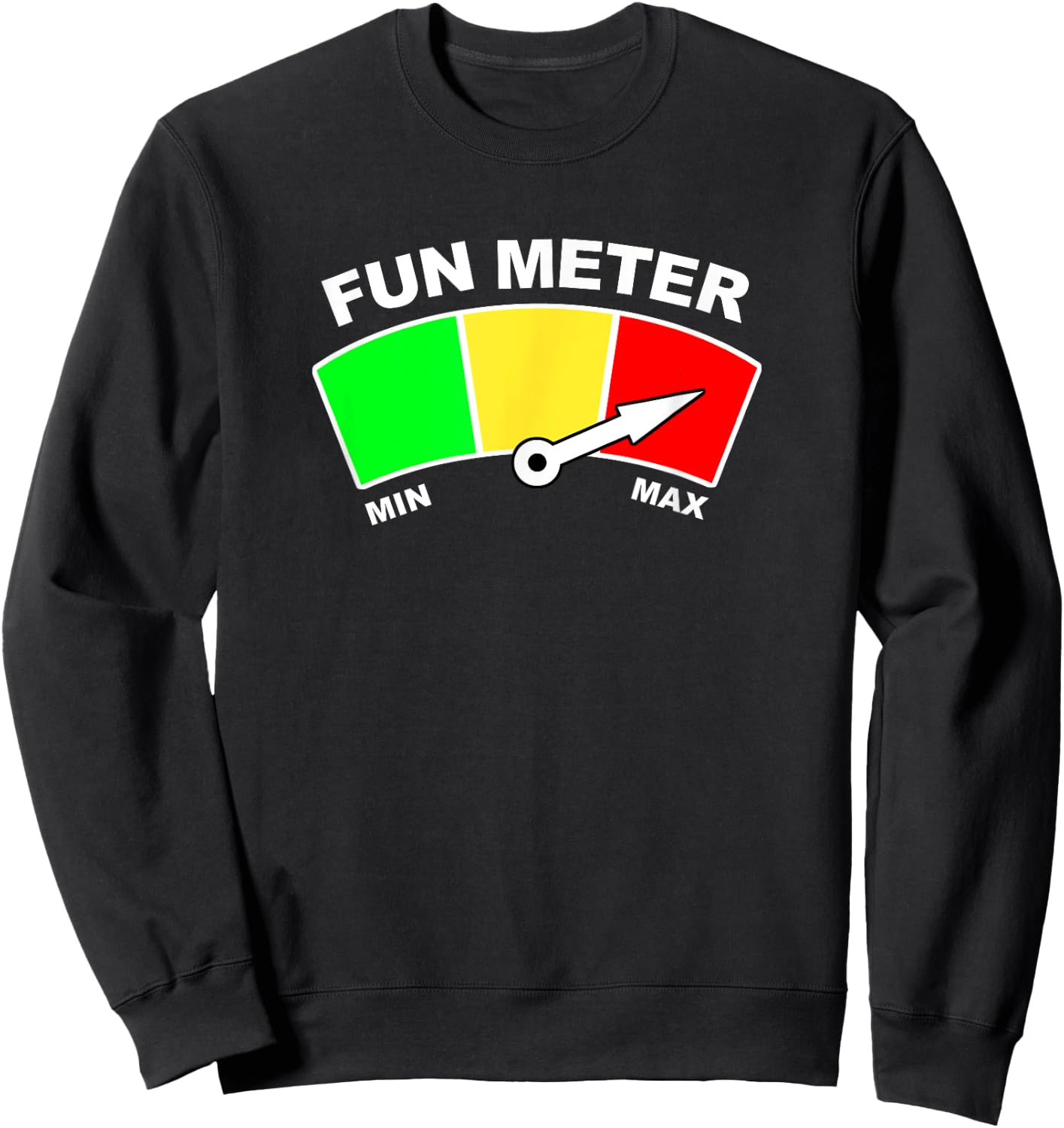 Ready For Fun Collection Fun Meter Sweatshirt - Sweatshirt | Black