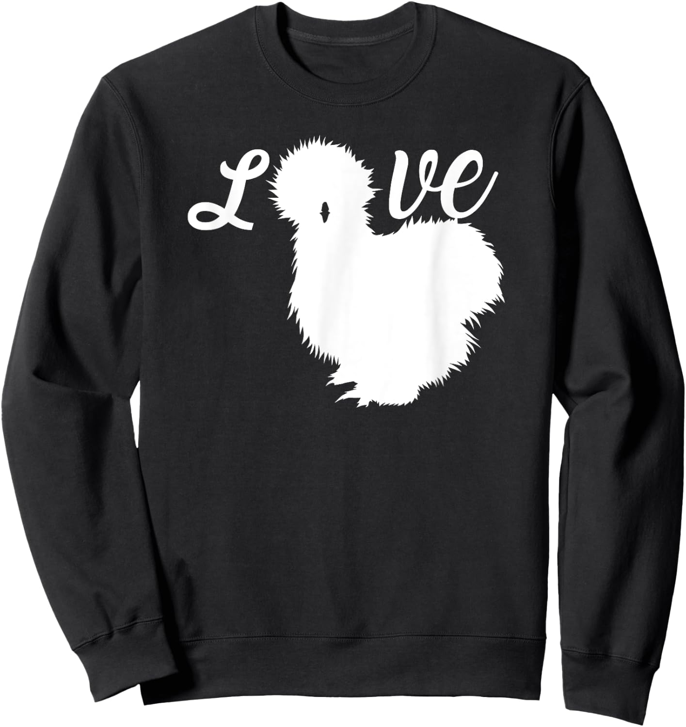 Silkie Chickens Chicken Chickens Whisperer Chicken Lover Sweatshirt - Sweatshirt | Black