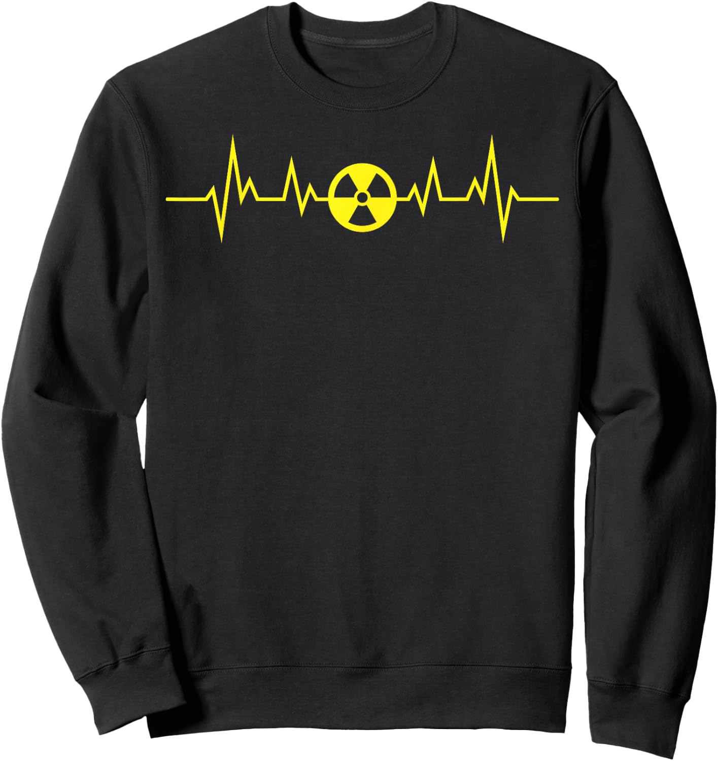 Funny Nuclear Radioactive Symbol Design Rad Tech Radiology Sweatshirt - Sweatshirt | Black