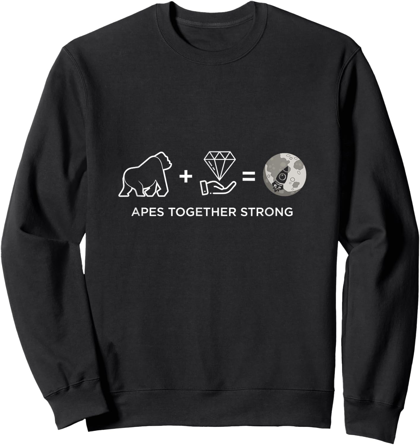Apes Together Strong Sweatshirt - Sweatshirt | Black