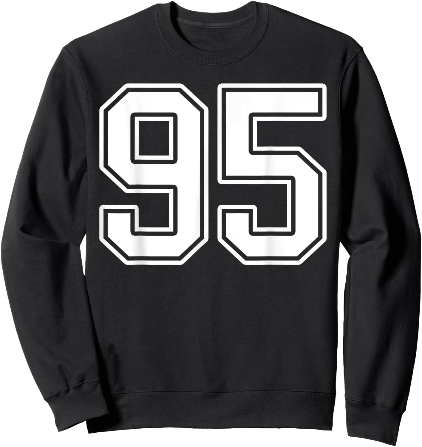 Number 95 Fan Player Jersey Style #95 Men Women Kids Sweatshirt - Sweatshirt | Black