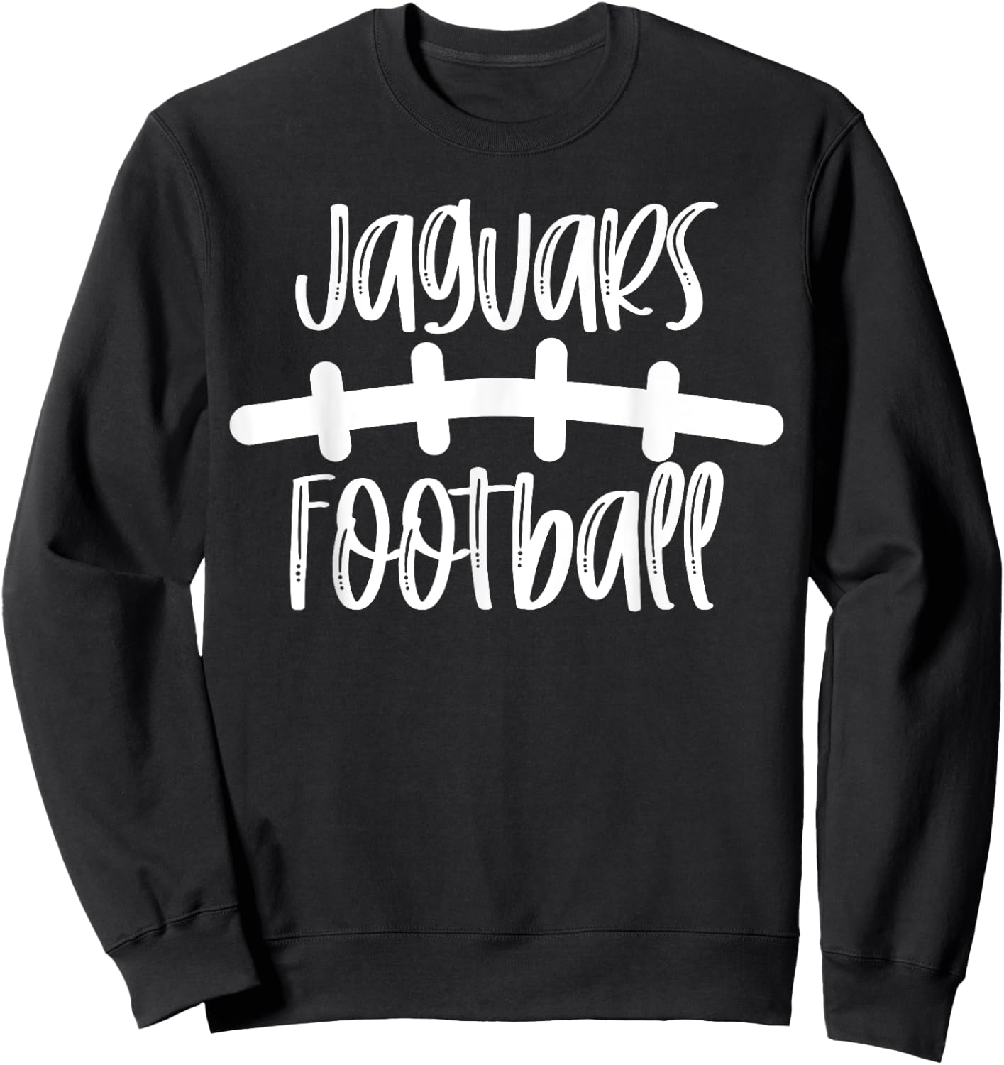 Jaguars Football School Spirit Team Mascot Game Night Sweatshirt - Sweatshirt | Black