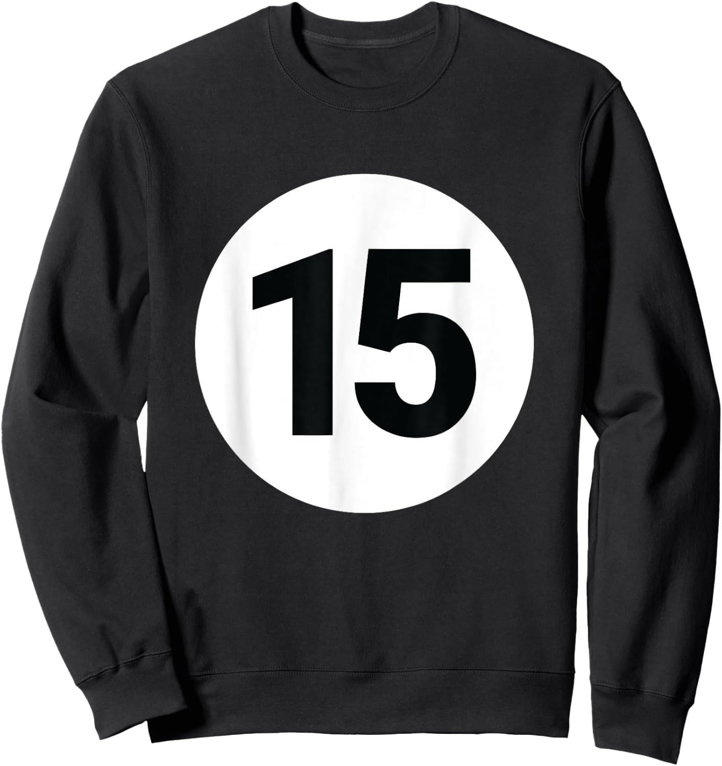8 Pool Ball 15 Billiards Costume Halloween Group Matching Sweatshirt - Sweatshirt | Black