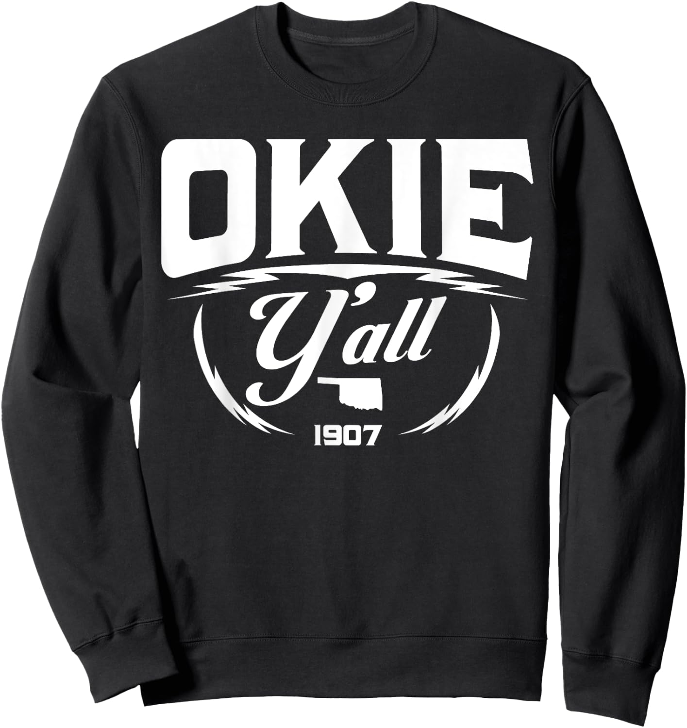 Okie Y'all Sweatshirt - Sweatshirt | Black