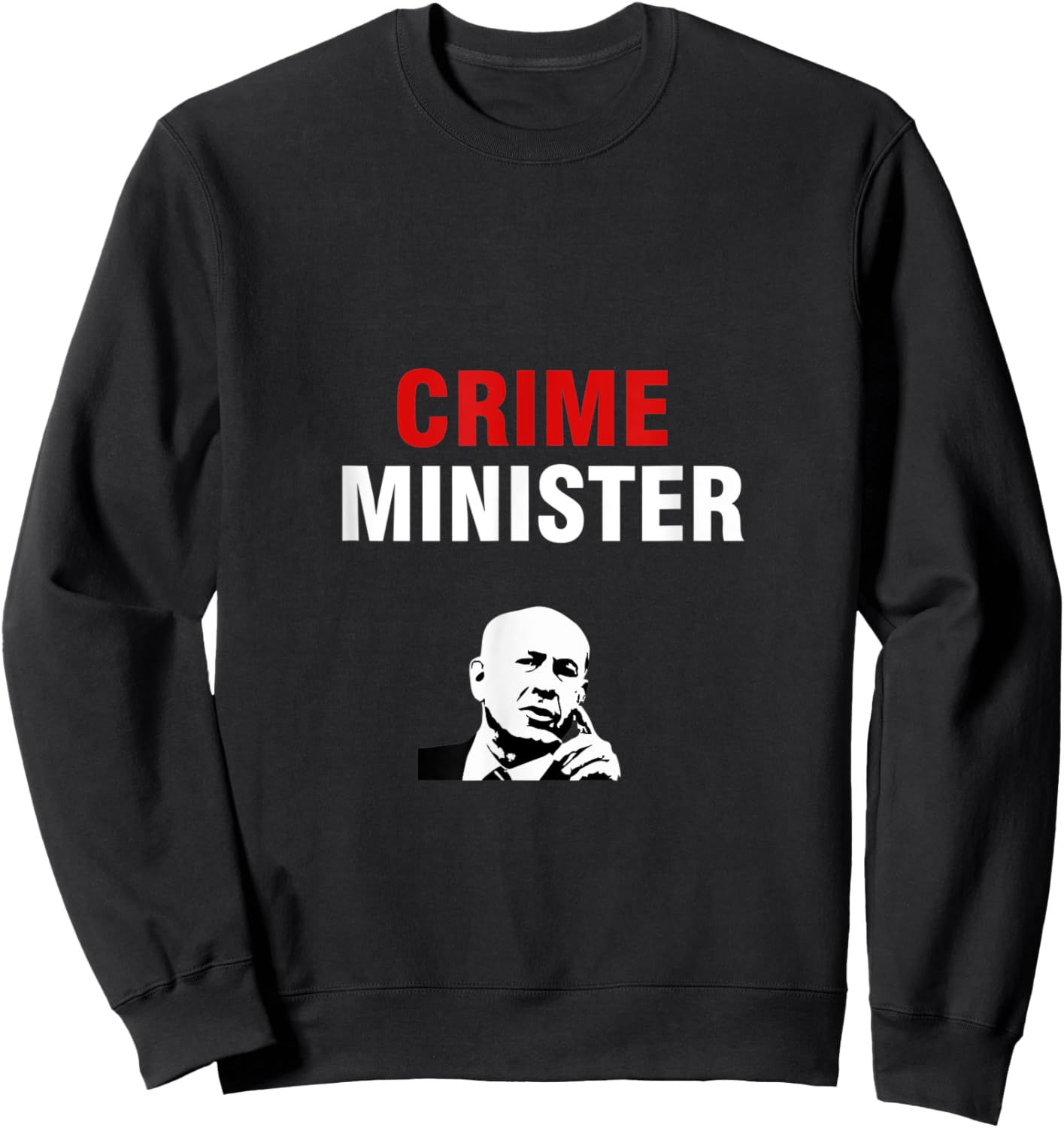 Israelis against Prime Minister - Support for protesters Sweatshirt - Sweatshirt | Black