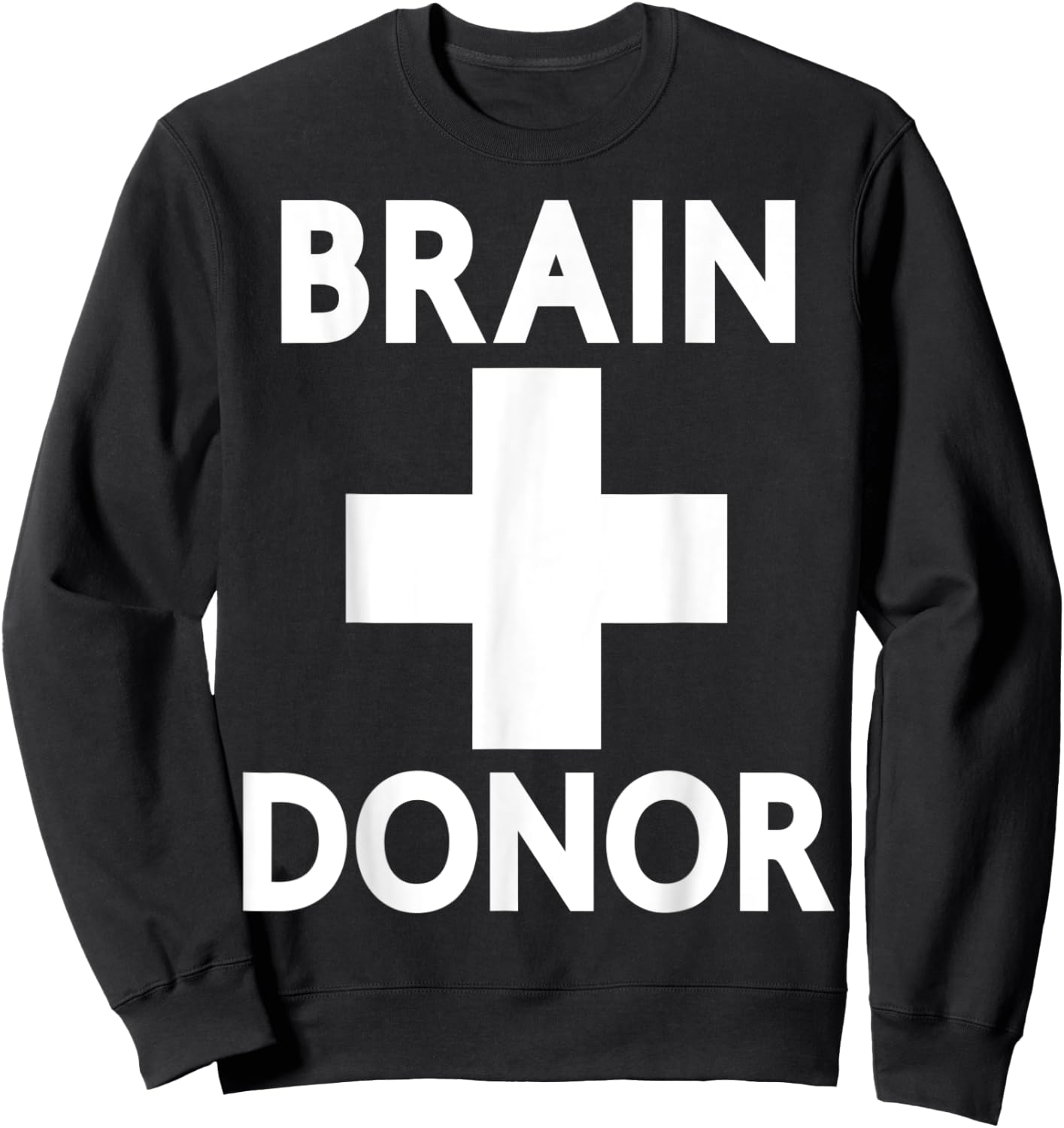 Zombie Brain Donor Dispenser Funny Halloween Costume Men Boy Sweatshirt - Sweatshirt | Black