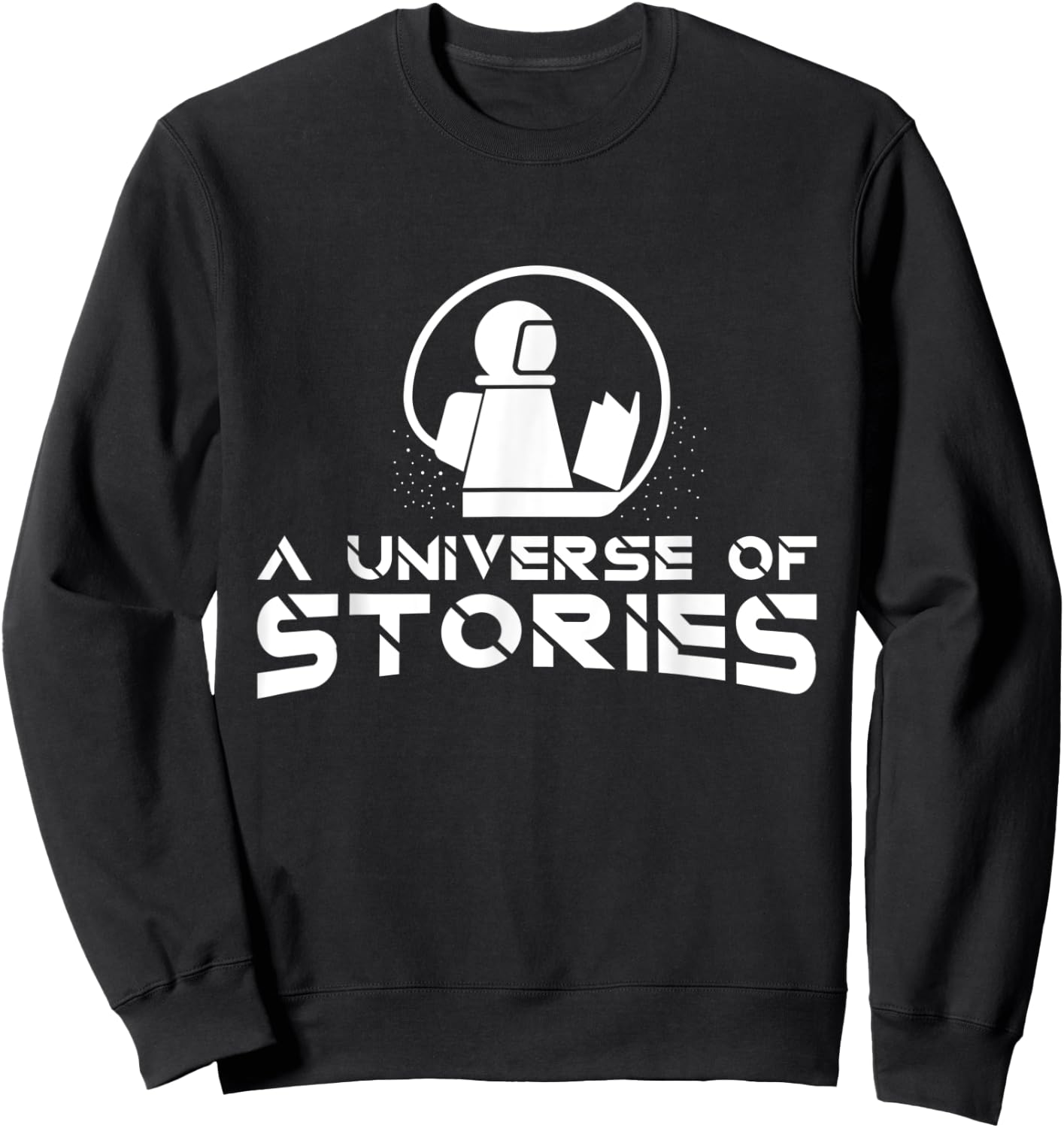 Summer Reading 2019 A Universe of Stories Library Logo Shirt Women Kids Sweatshirt - Sweatshirt | Black