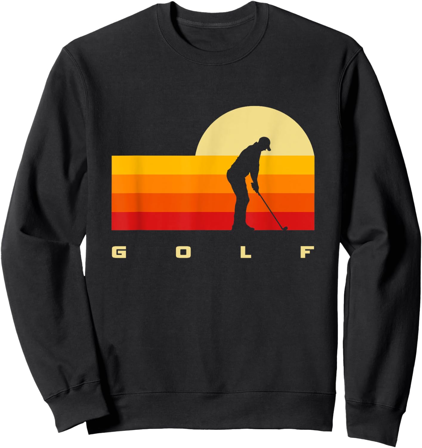 Golfer Golf Sweatshirt - Sweatshirt | Black