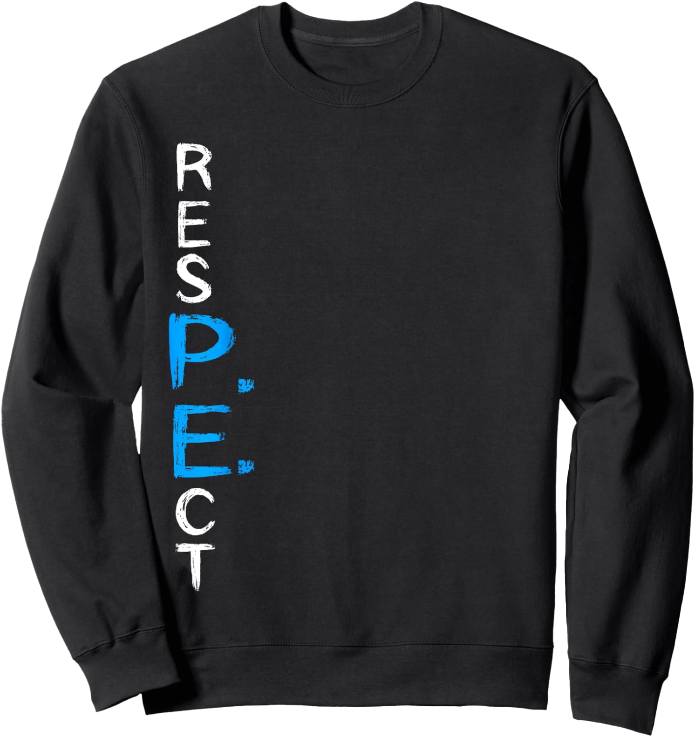 Respect P.E. Teacher PE Teacher School Fitness Gym Class Sweatshirt - Sweatshirt | Black