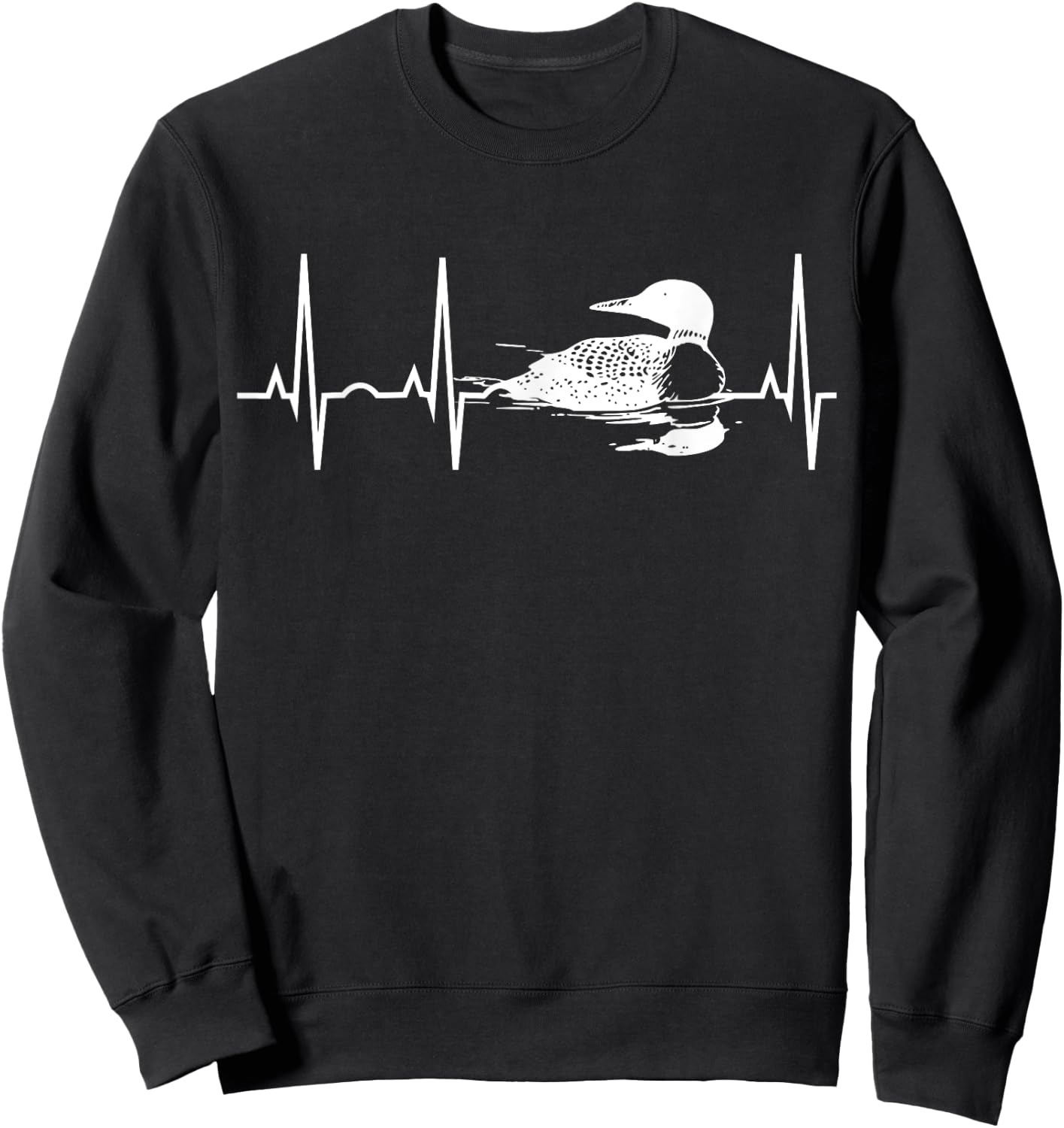 Common Loon Shirt - I Love Loons Gift Birders Sweatshirt - Sweatshirt | Black