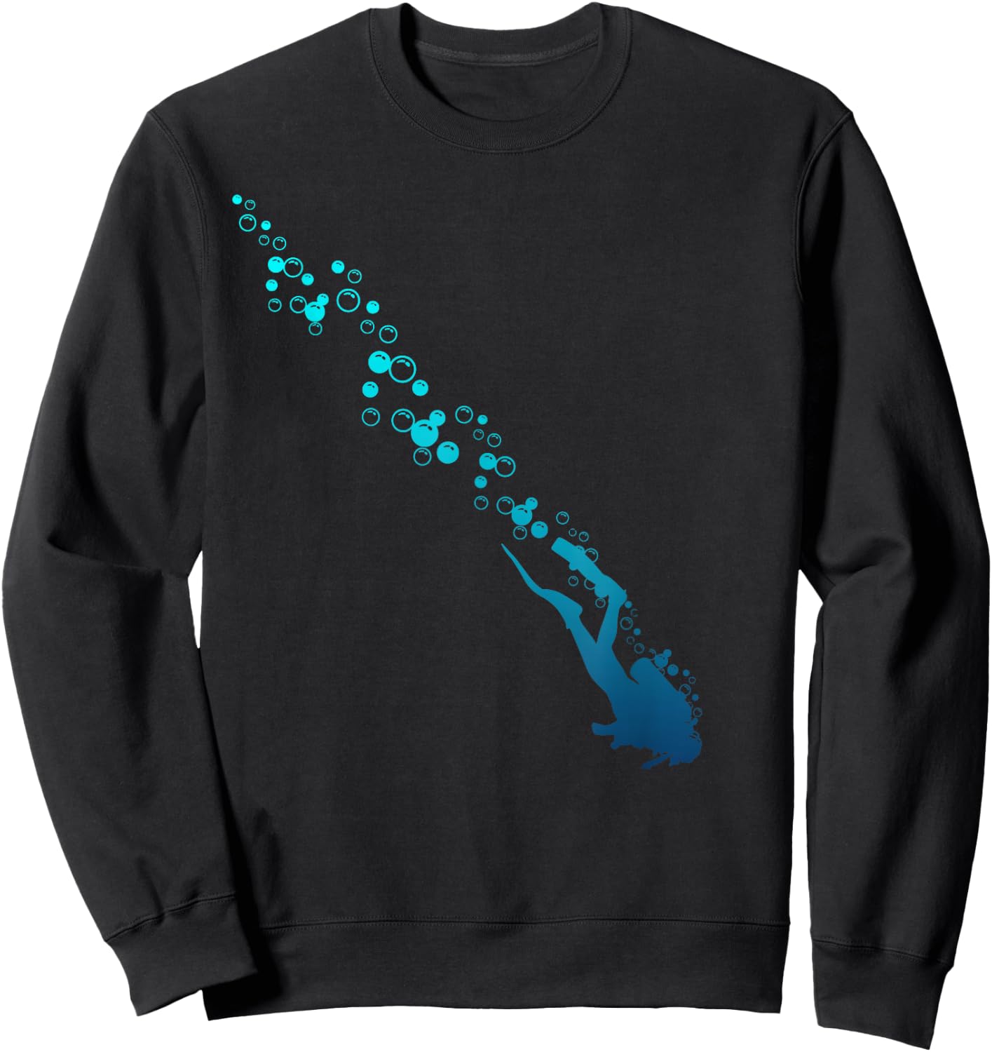 Scuba Diving Diver Sweatshirt - Sweatshirt | Black
