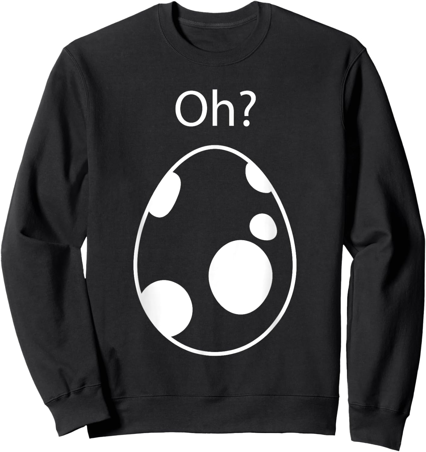 Hatching Egg Oh? Gamer Sweatshirt - Sweatshirt | Black