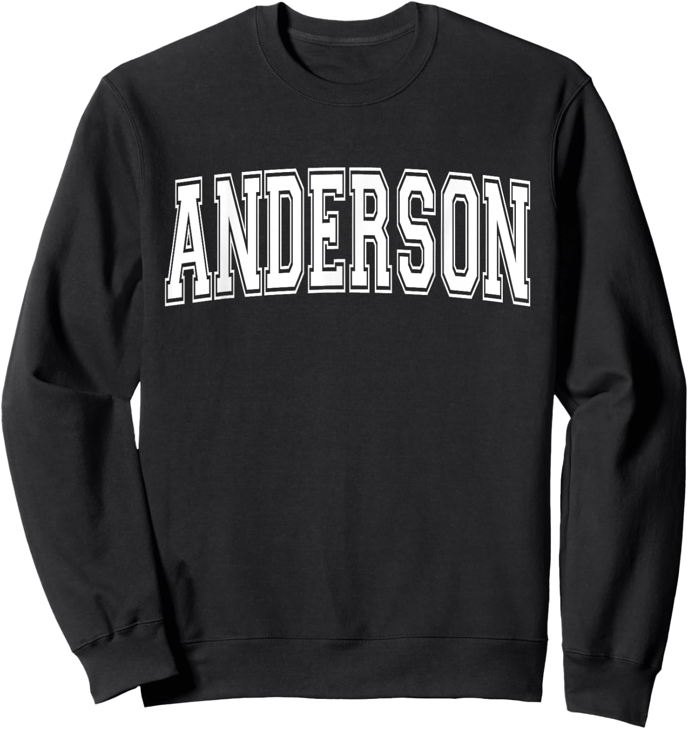 ANDERSON SC SOUTH CAROLINA USA Vintage Sports Varsity Style Sweatshirt - Sweatshirt | Black