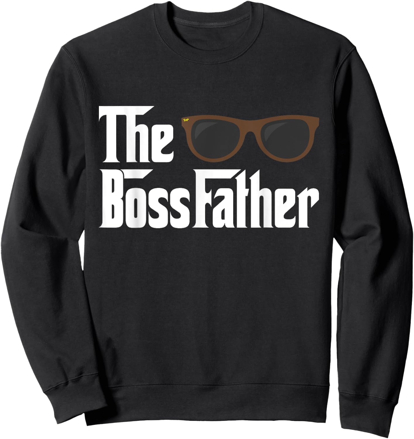 Mini Boss Father Mother Son Daughter Baby Matching Sweatshirt - Sweatshirt | Black