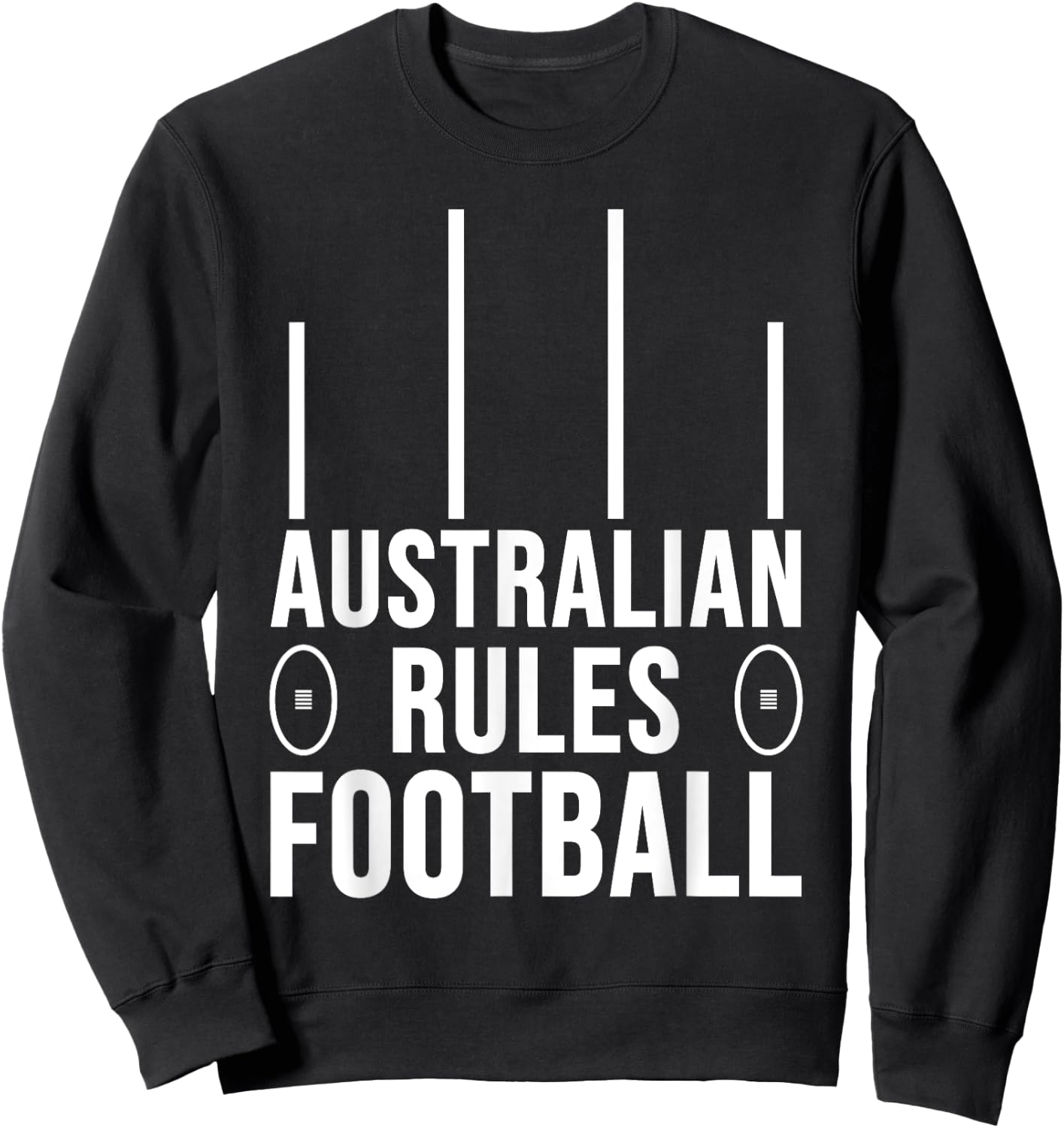 Great Aussie Sport Gift - Australian Rules Football Lovers Sweatshirt - Sweatshirt | Black