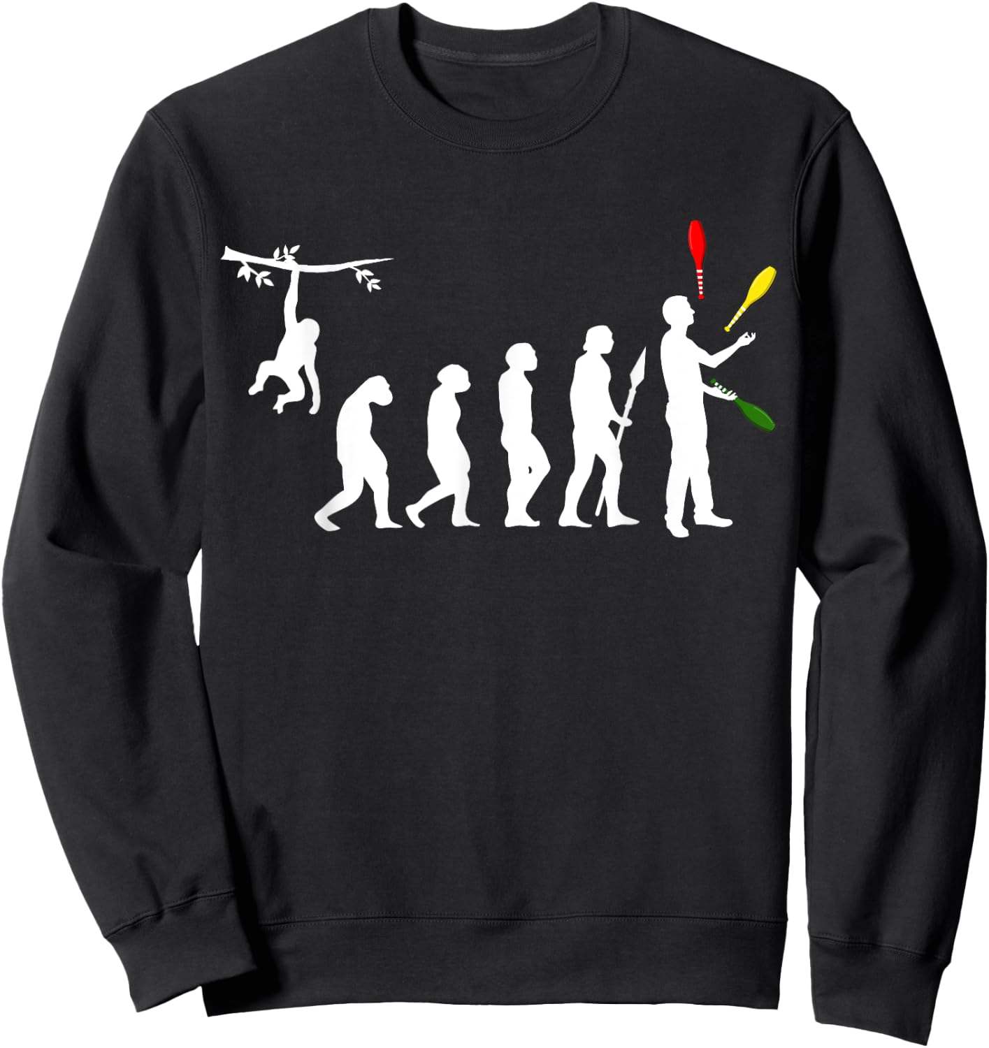 Juggling Evolution Juggling Balls Beginners Gifts Juggling Sweatshirt - Sweatshirt | Black